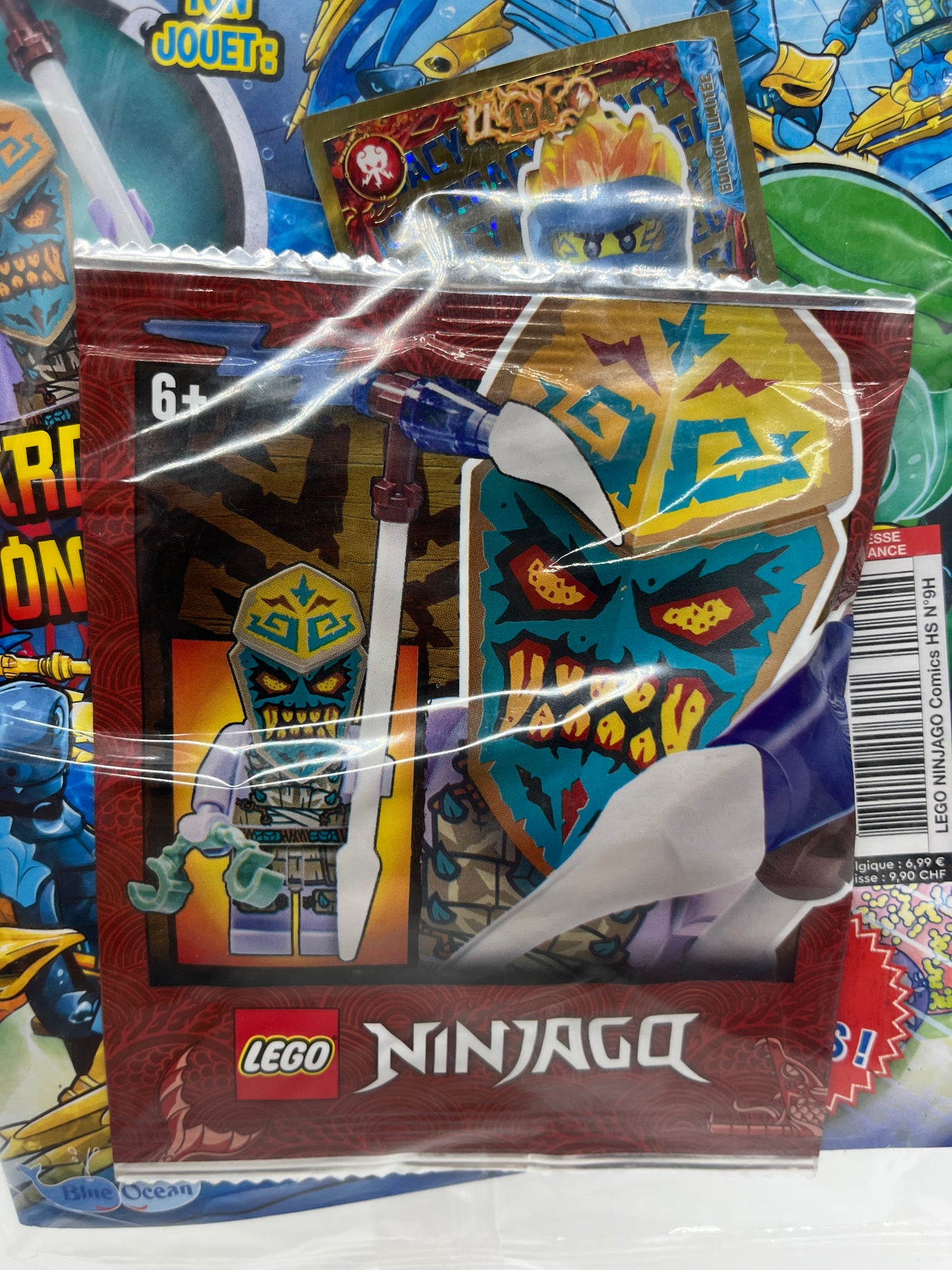 livre d’activité Magazine Lego Ninjago avec sa mini figurine Garden Tony Neuf !