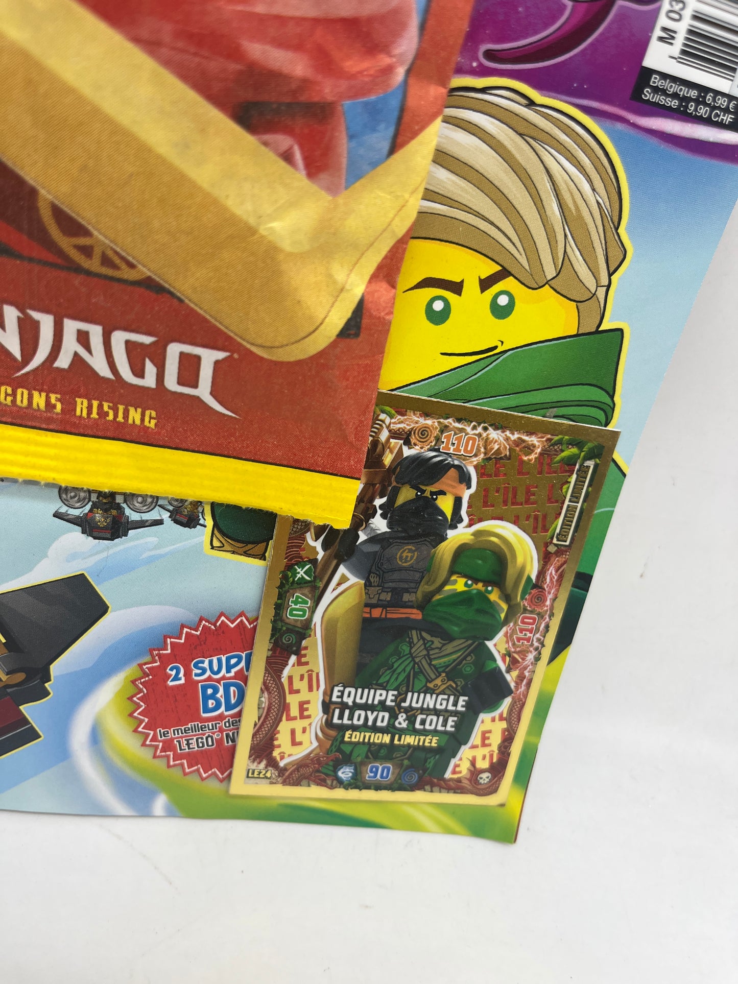livre d’activité Magazine Lego Ninjago comics avec sa mini figurine Kay Neuf !