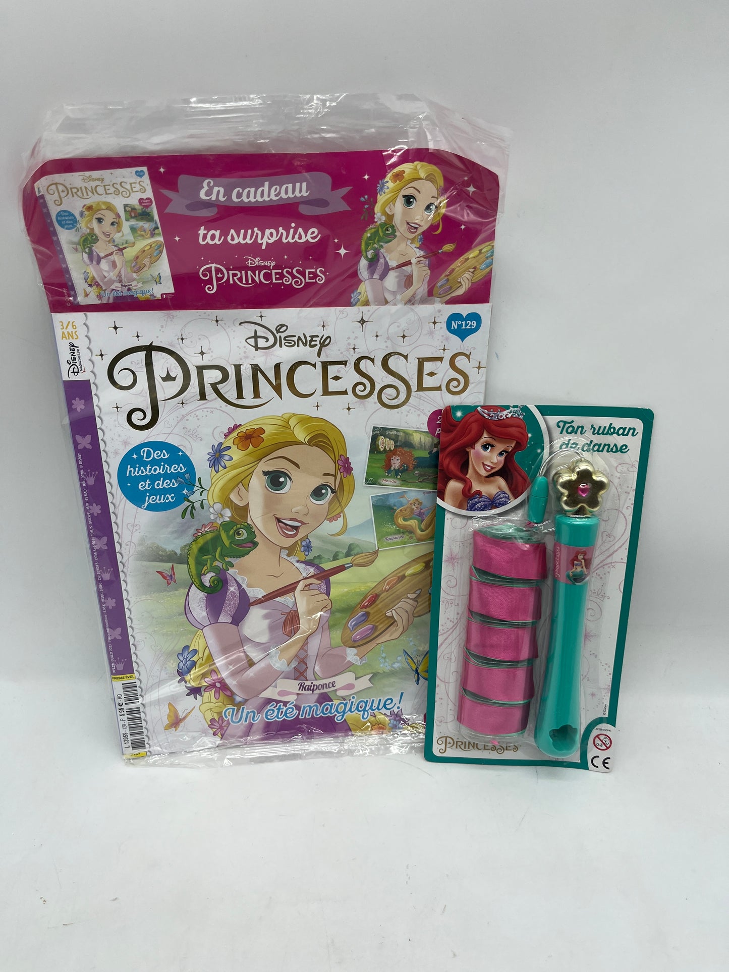 Livre d’activité Magazine Disney Princesse avec son kit de danse Neuf