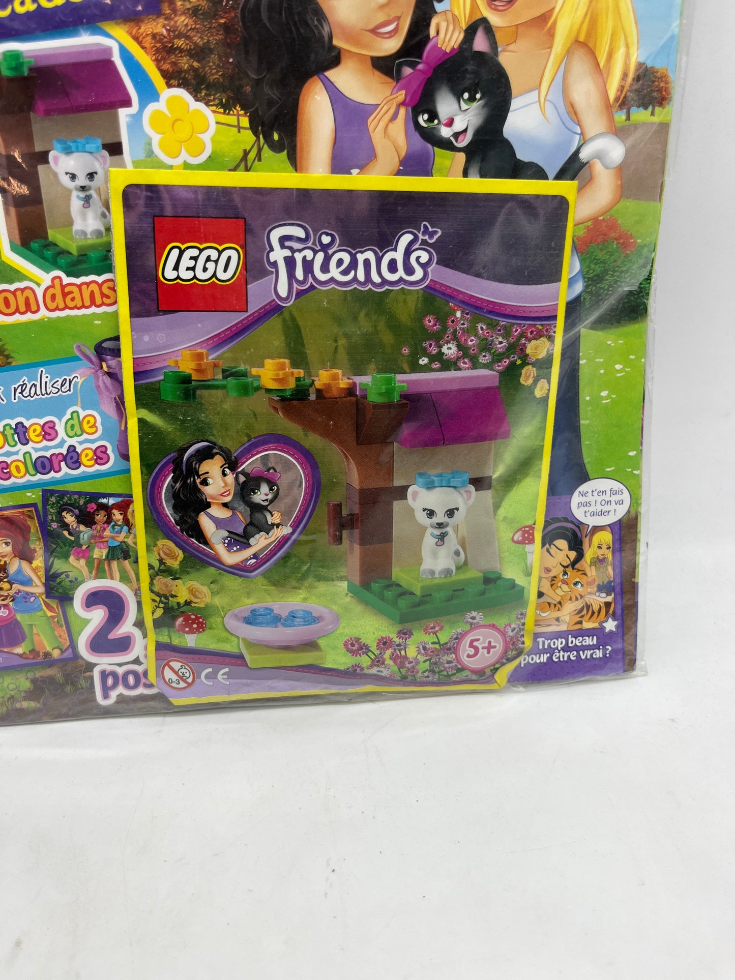 livre d’activité Magazine Lego Friends avec son sachet à construire numéro 5 Neuf
