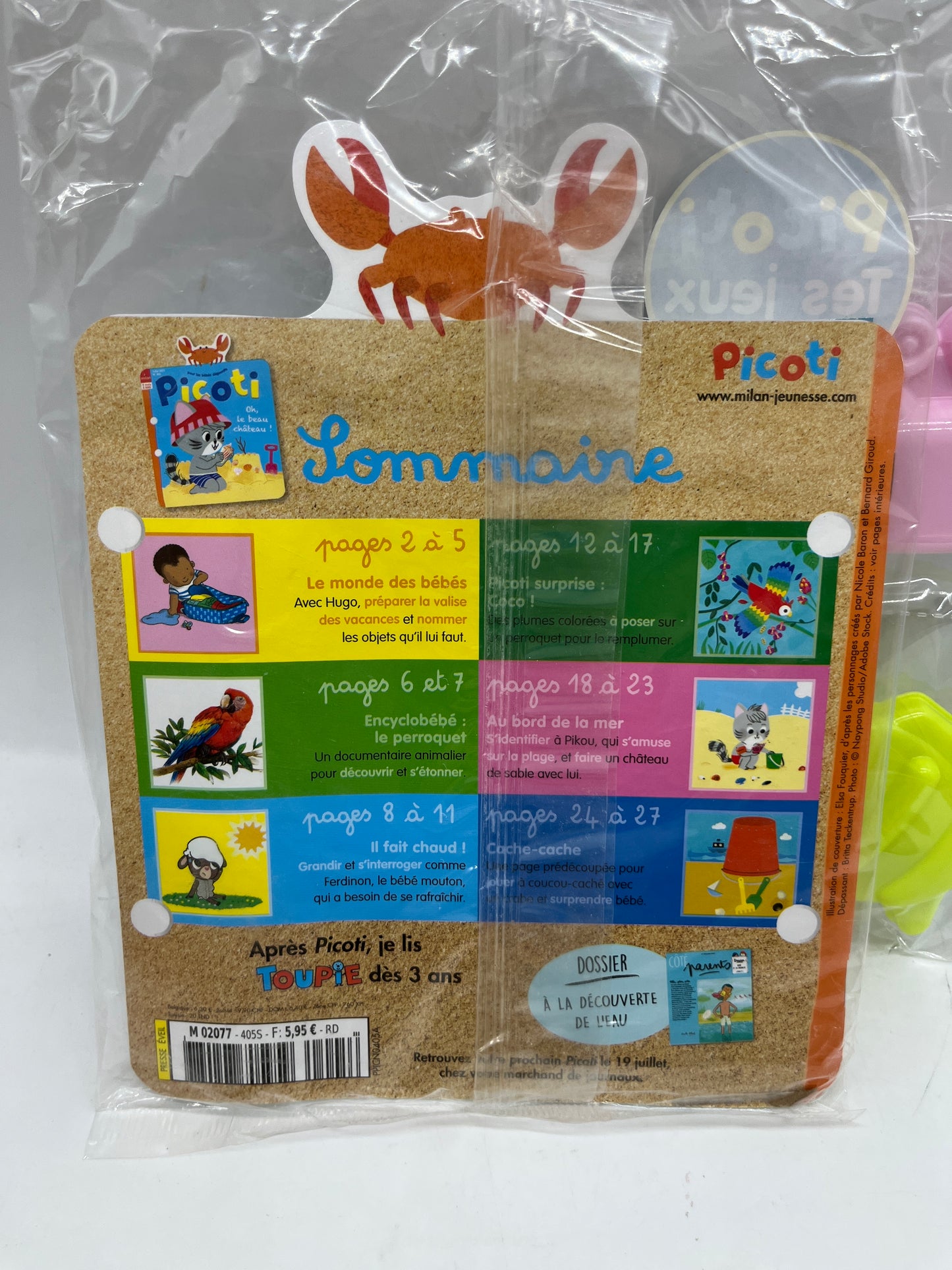 Magazine Picoti avec son set de plage Jeux activité histoires Neuf ! 9 mois à 3 ans (Copier)