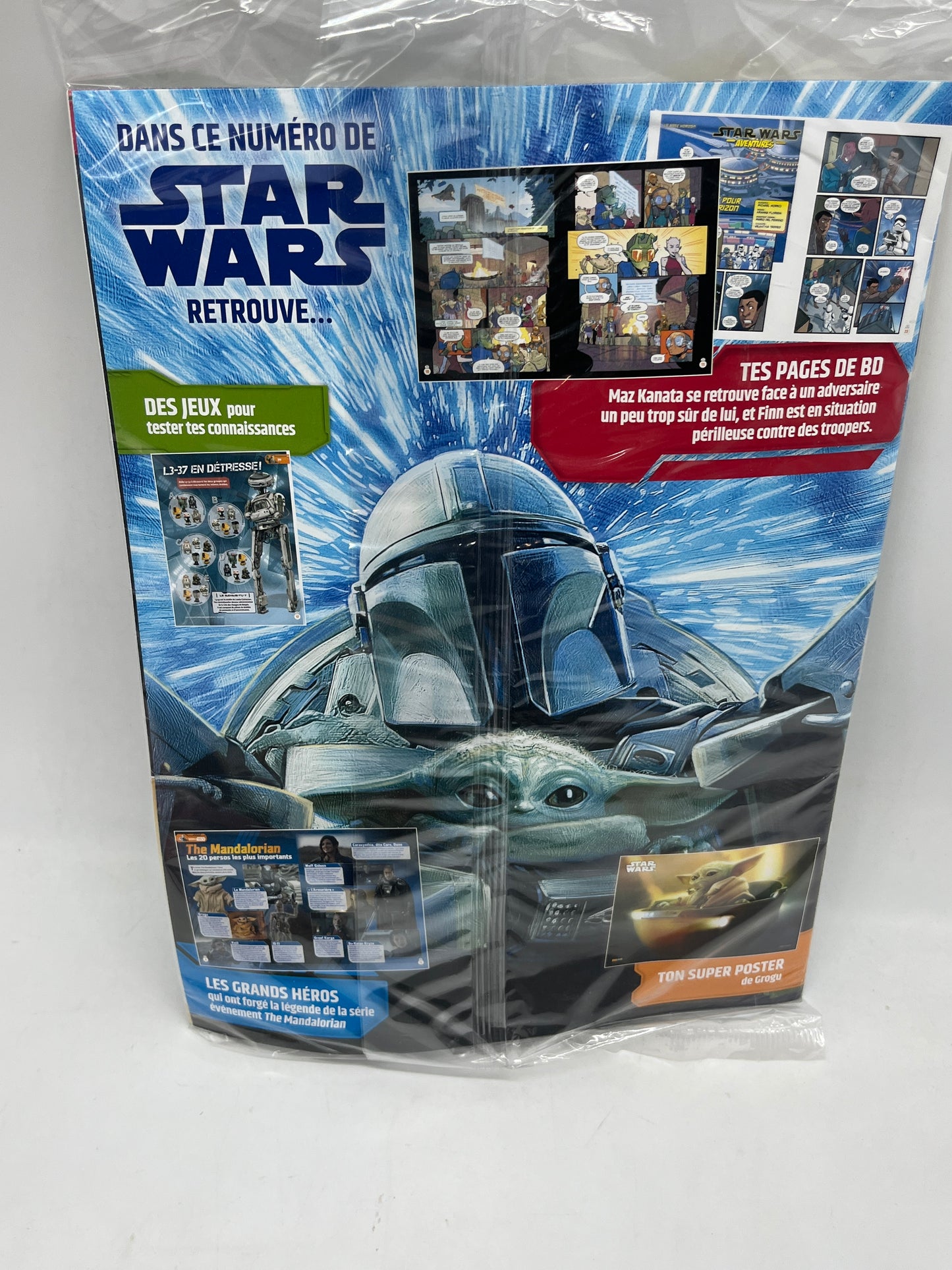 Livre d’activité Magazine Star Wars avec son bracelet à claquer et sa figurine Xenox Neuf
