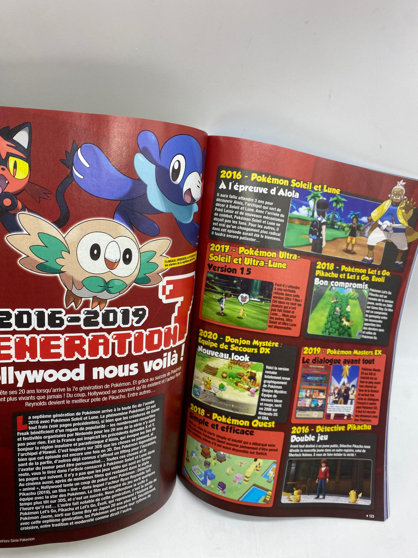 Livre Magazine Le grand guide Pokémon La fabuleuse histoire Pokémon 2024 Neuf !!