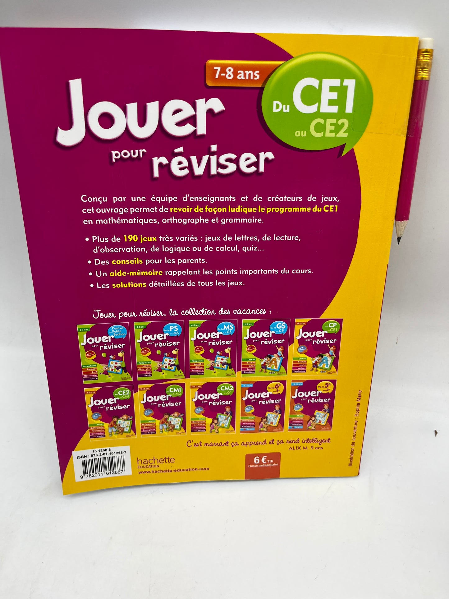 livre exercices d’activité Jouet pour réviser du ce1 au ce2 7 à 8 ans Neuf Methode Boscher Neuf