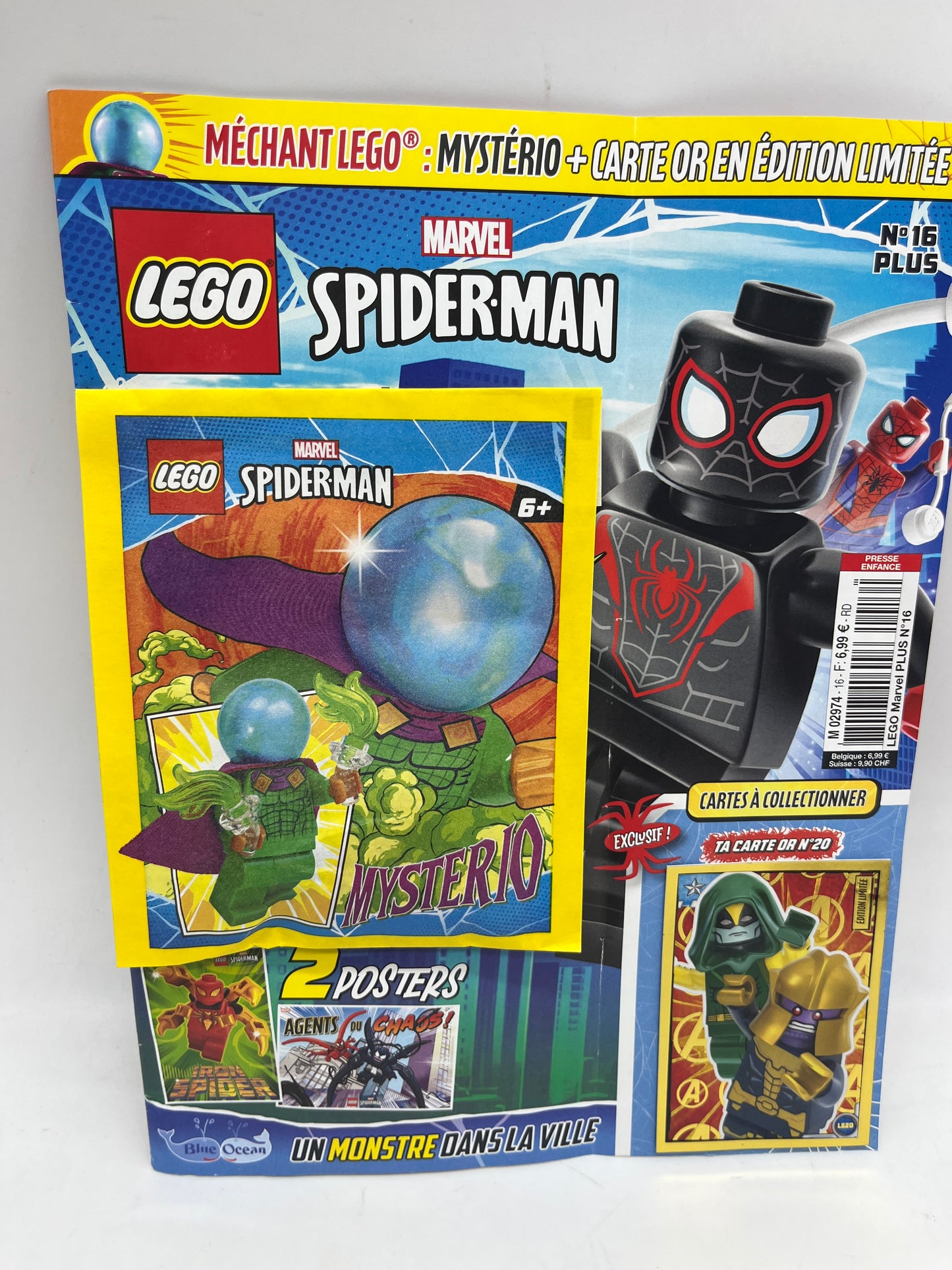 livre d’activité Magazine Lego Marvel avec sa mini figurine Mysterio Neuf !