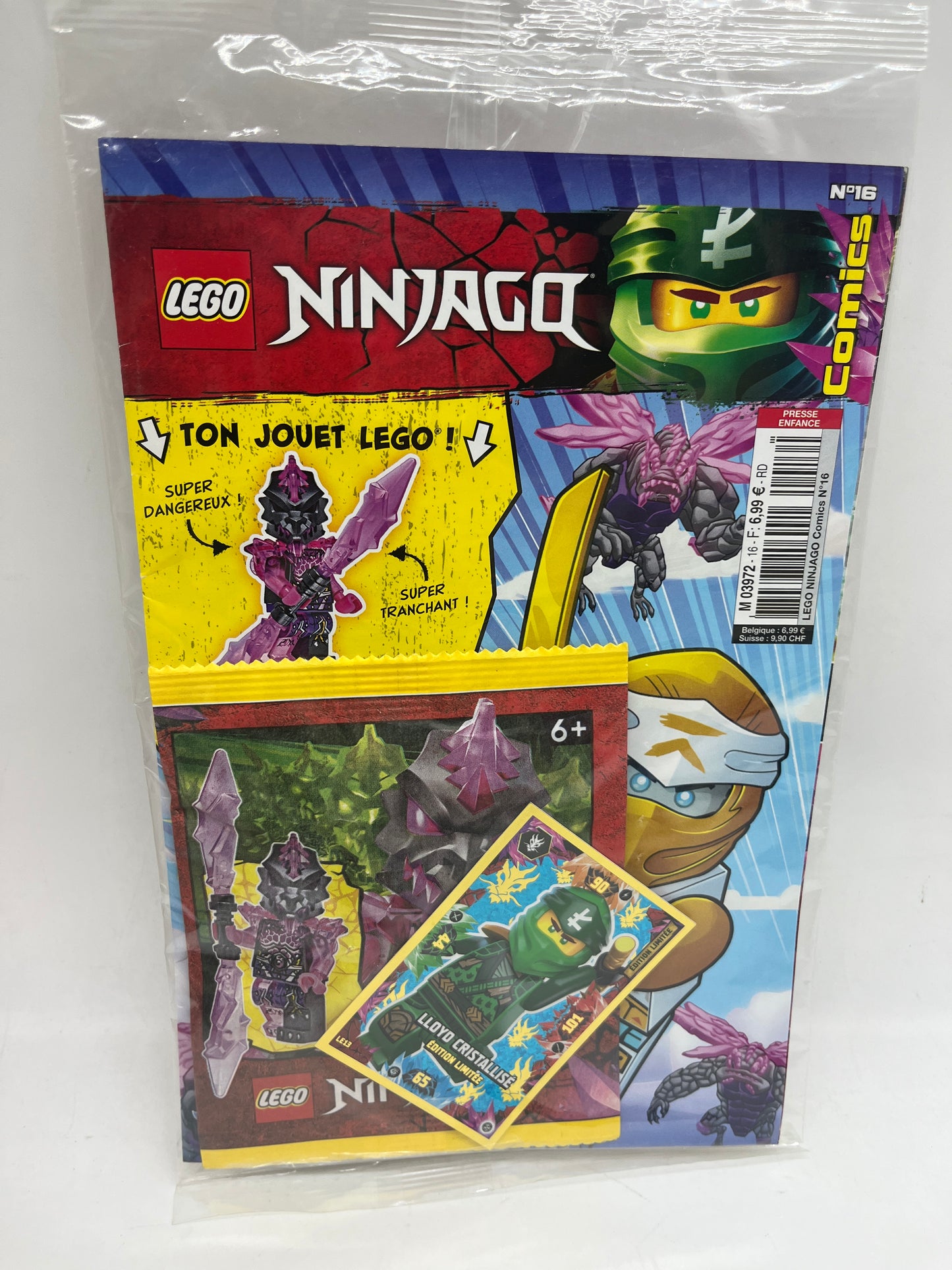 livre d’activité Magazine Lego Ninjago comics avec sa mini figurine Guerrier des pierres Vender Neuf !