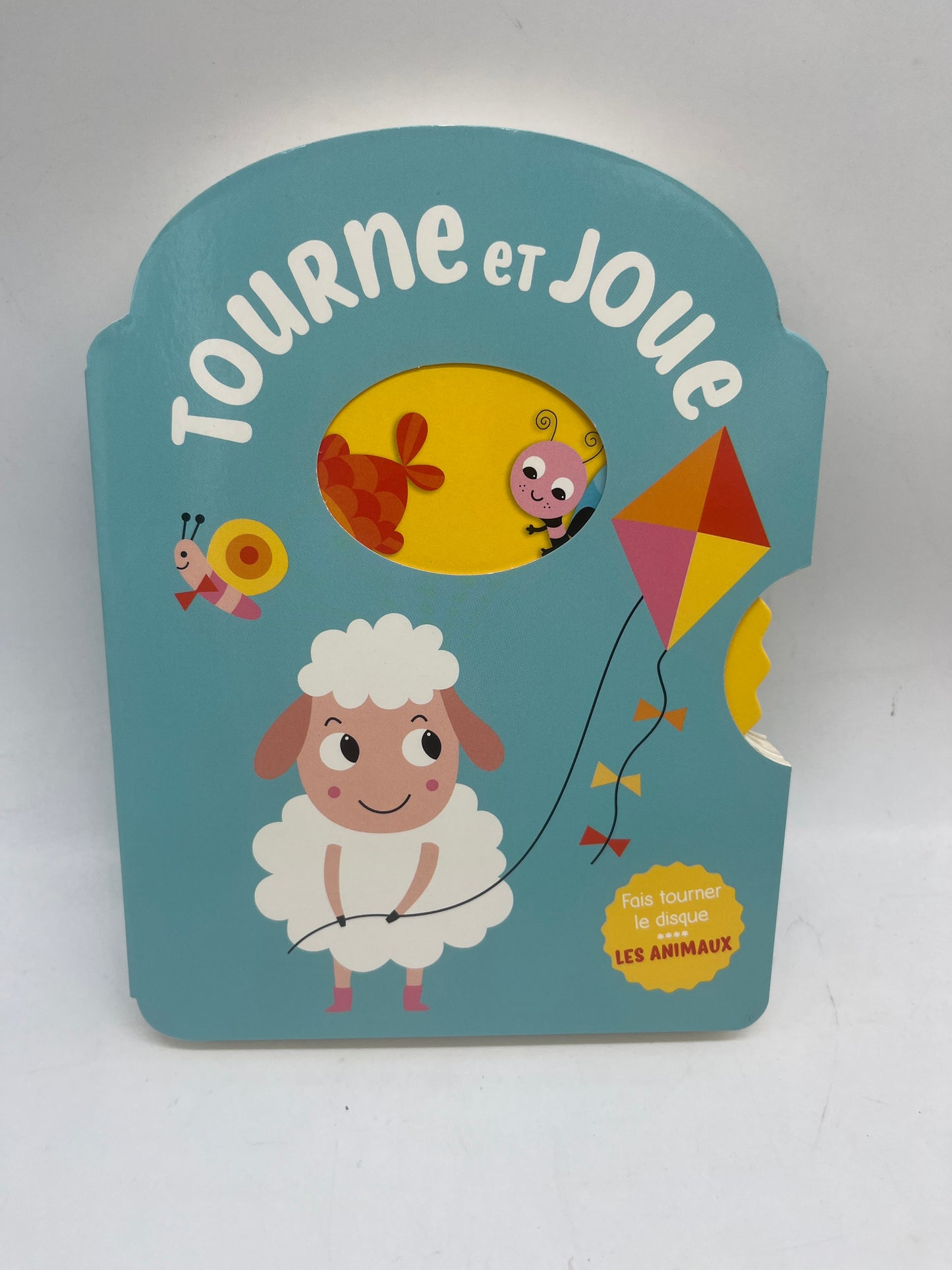 livre Tourne et joue mon premier livre animé ludique illustré thème les animaux Neuf Cartonné