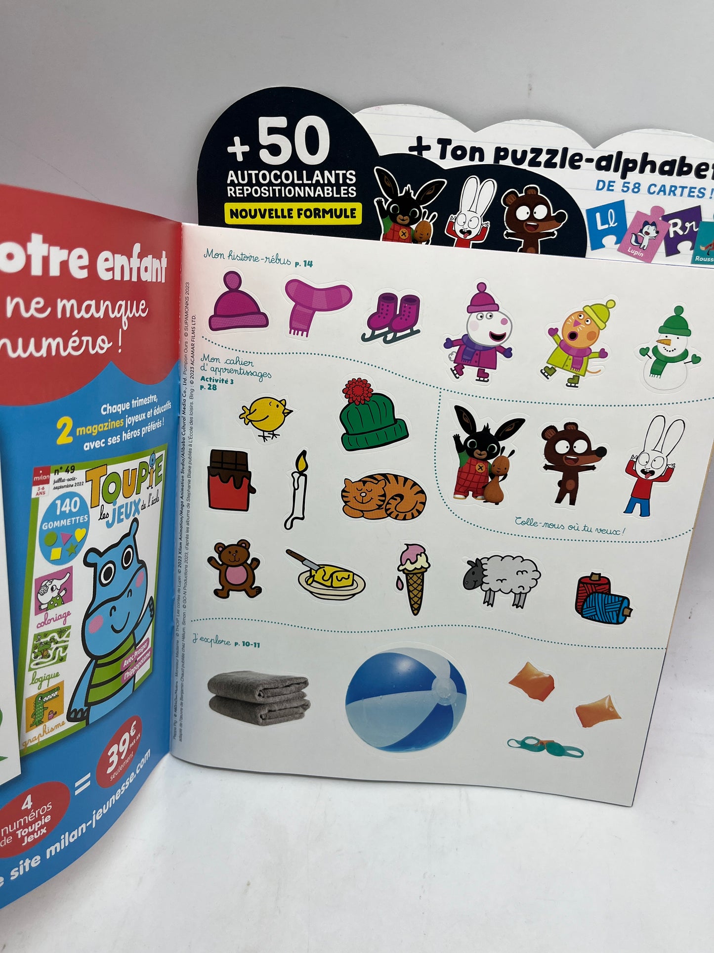 Livre d’activité Magazine OKOO j’apprends avec mes héros 3/6 ans neuf !