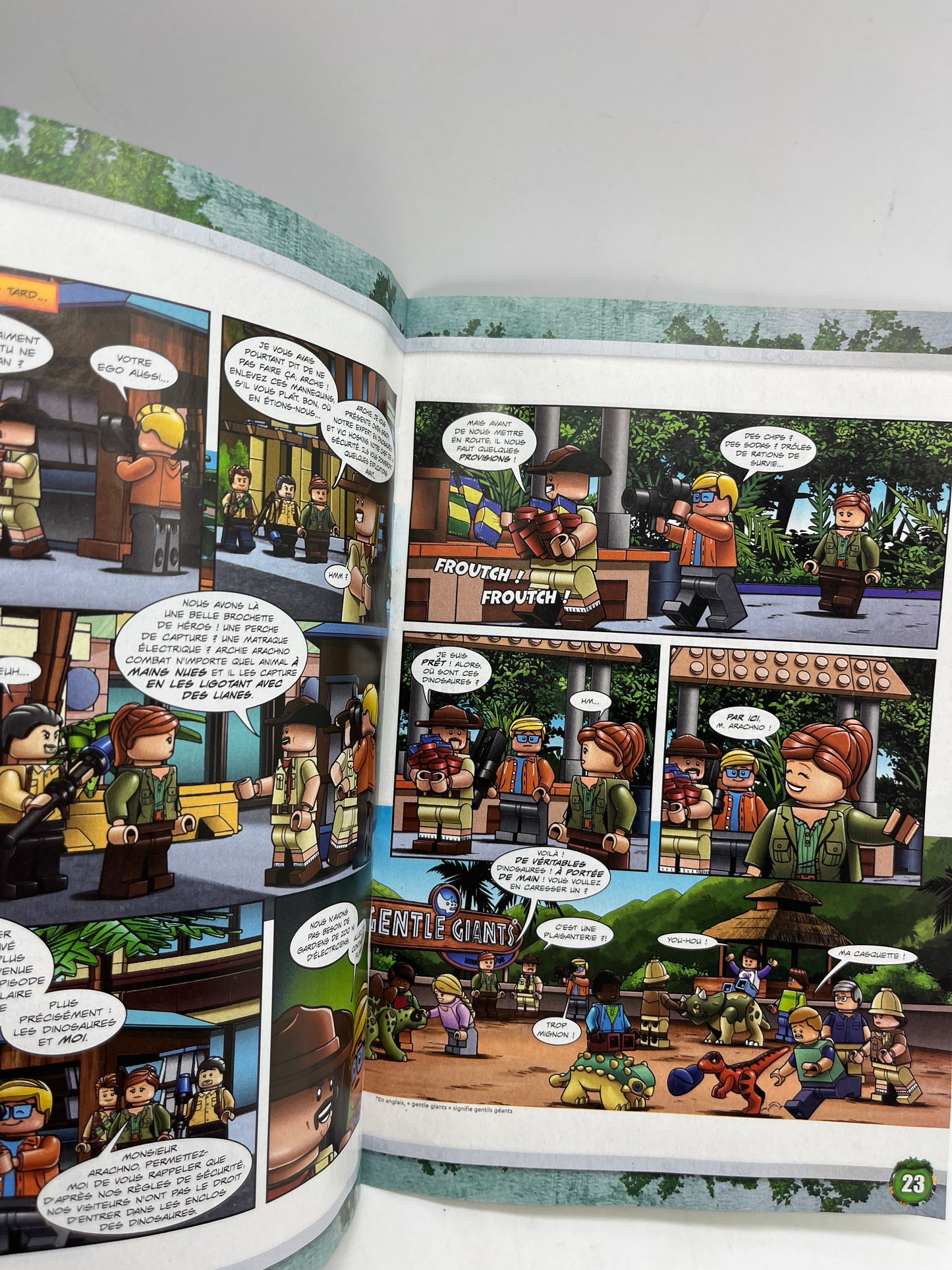 Livre d’activité Magazine Lego Jurassic World comics sa mini figurine Raptor numéro 10 neuf sous blister