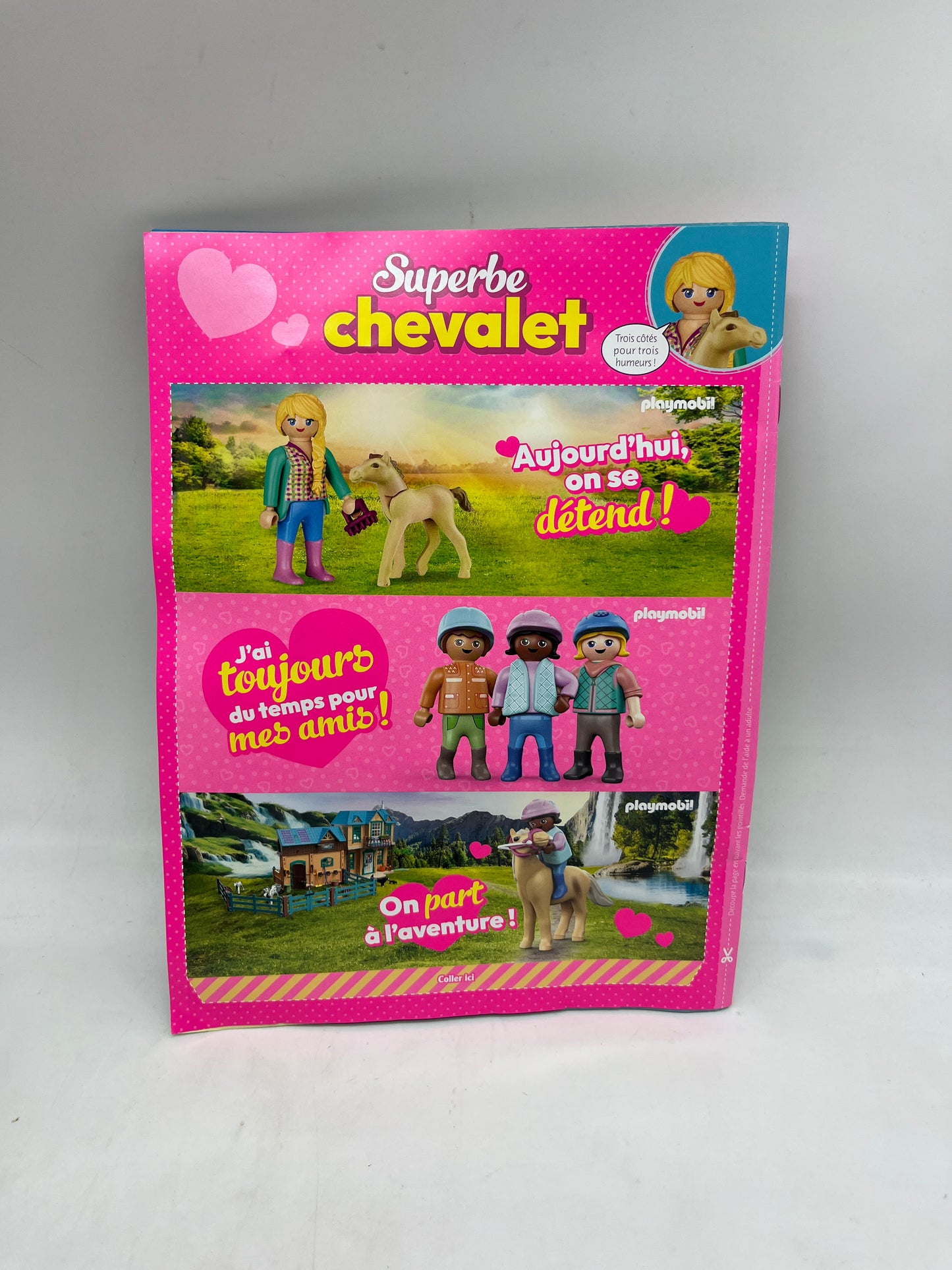 Livre D’activité magazine Playmobil girls avec sa figurine Lola et son poulain jamais ouvert Neuf