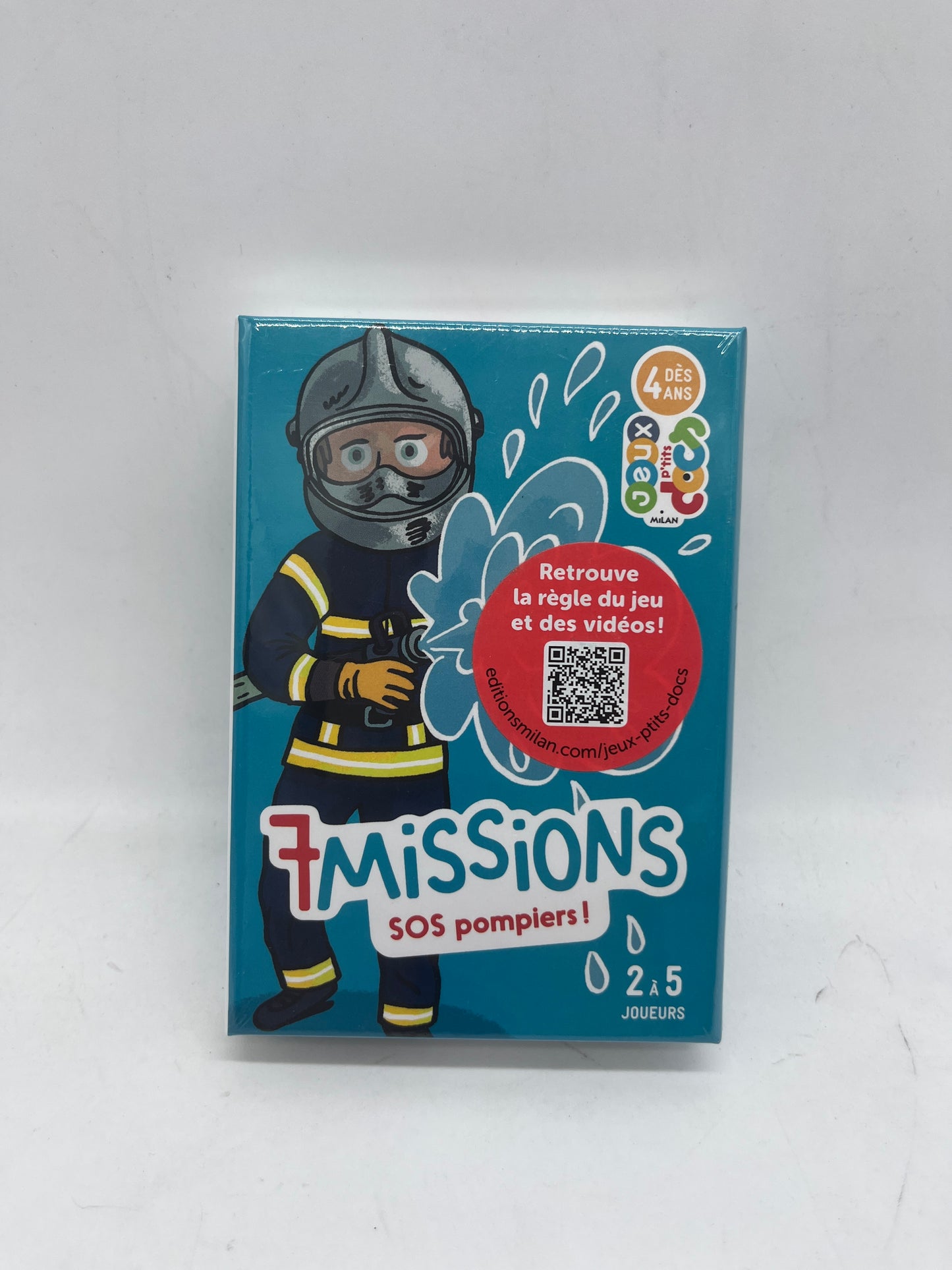 Jeu de société 7 missions SOS pompier Jeu de carte !Mes p’tits docs 4 ans et plus Neuf