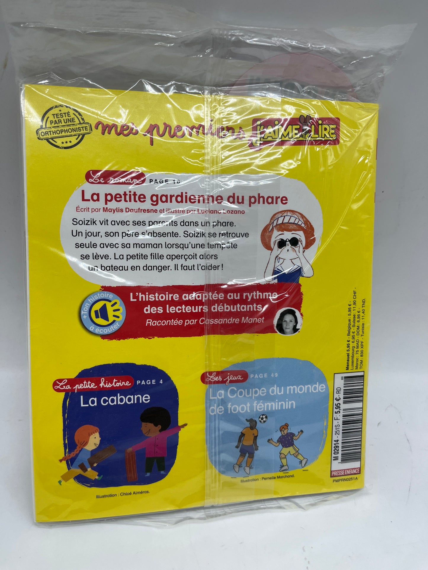 Livre d’activité Magazine mes premiers J’aime lire histoire à lire et à écouter numéro 251 Juillet 2023 avec son carnet de blague !