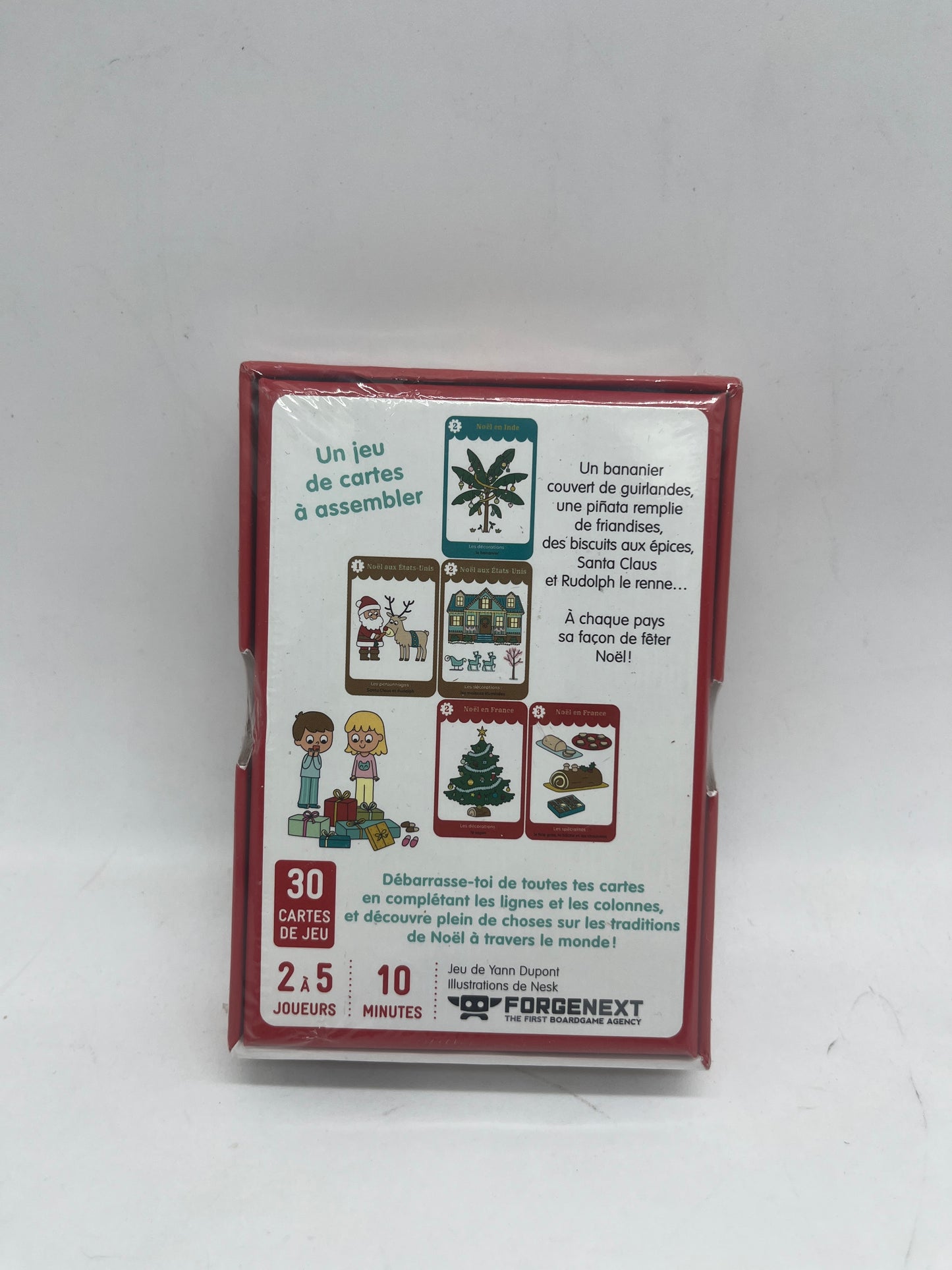 Jeu de société Jeu de cartes sur le Noël du monde !Mes p’tits docs 4 ans et plus Neuf