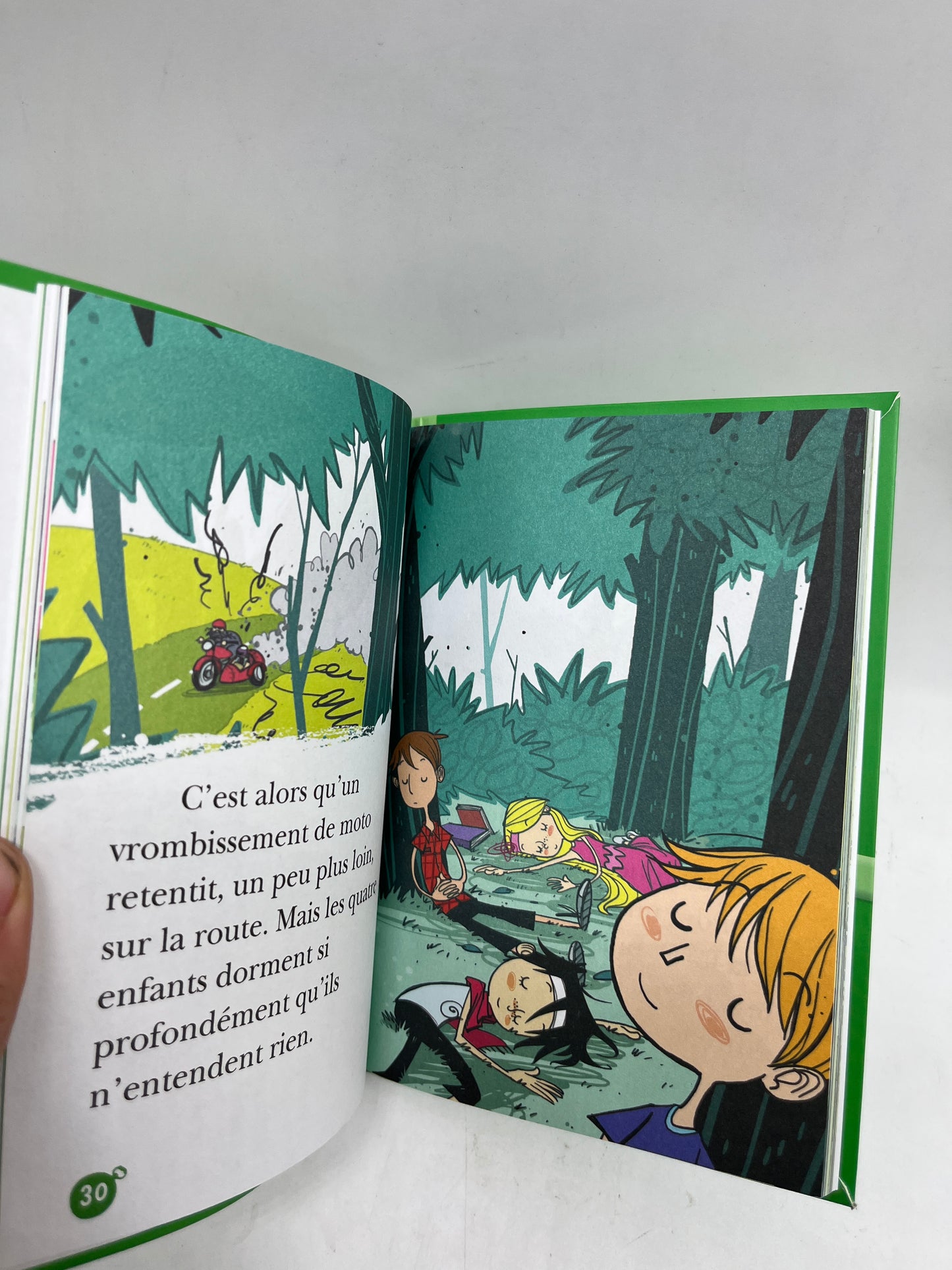 Livre histoire Ma bibliothèque verte Le club des cinq Junior Un après-midi bien tranquille Neuf