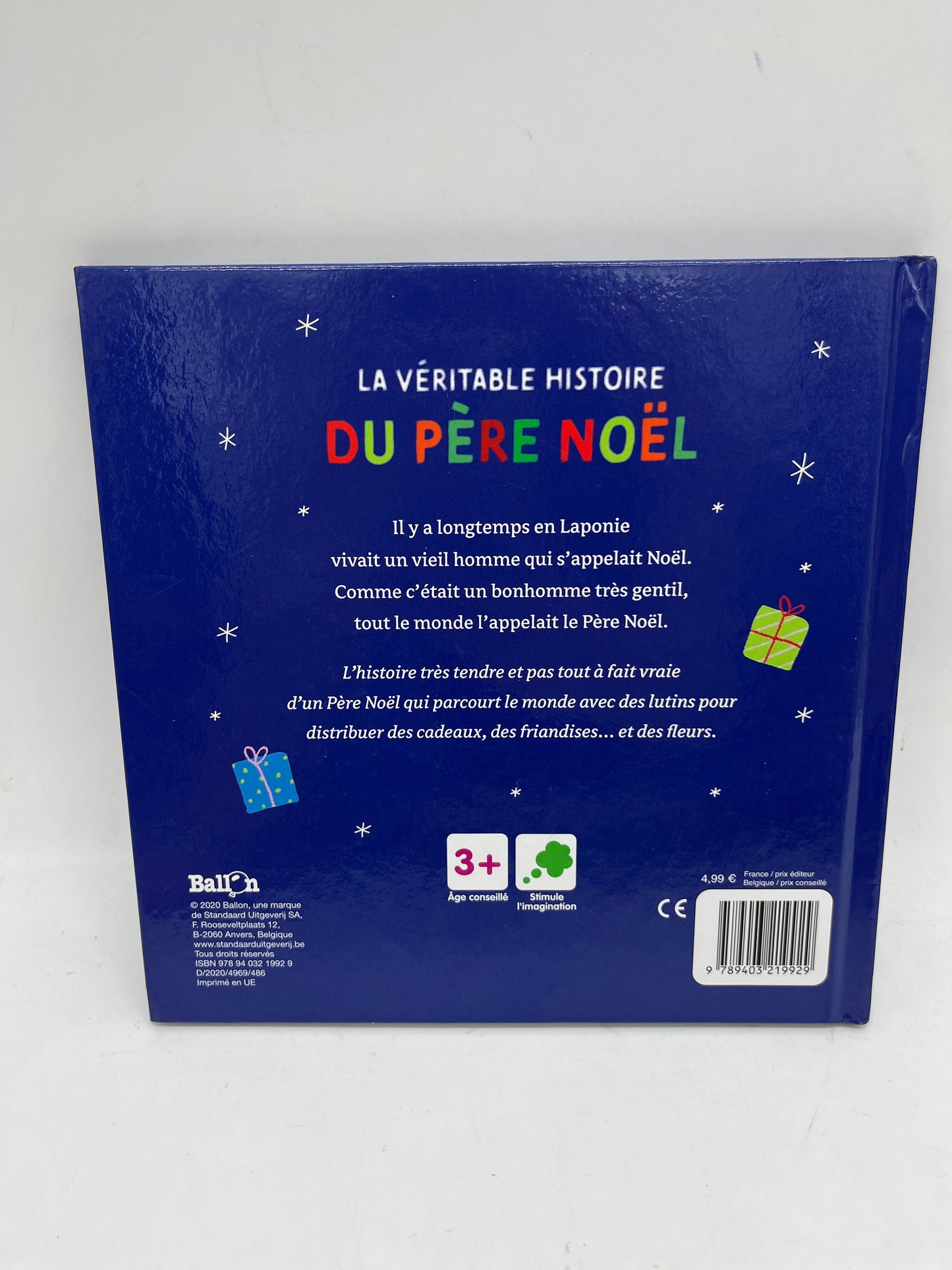 Livre de Noël La véritable histoire du Père Noël Neuf