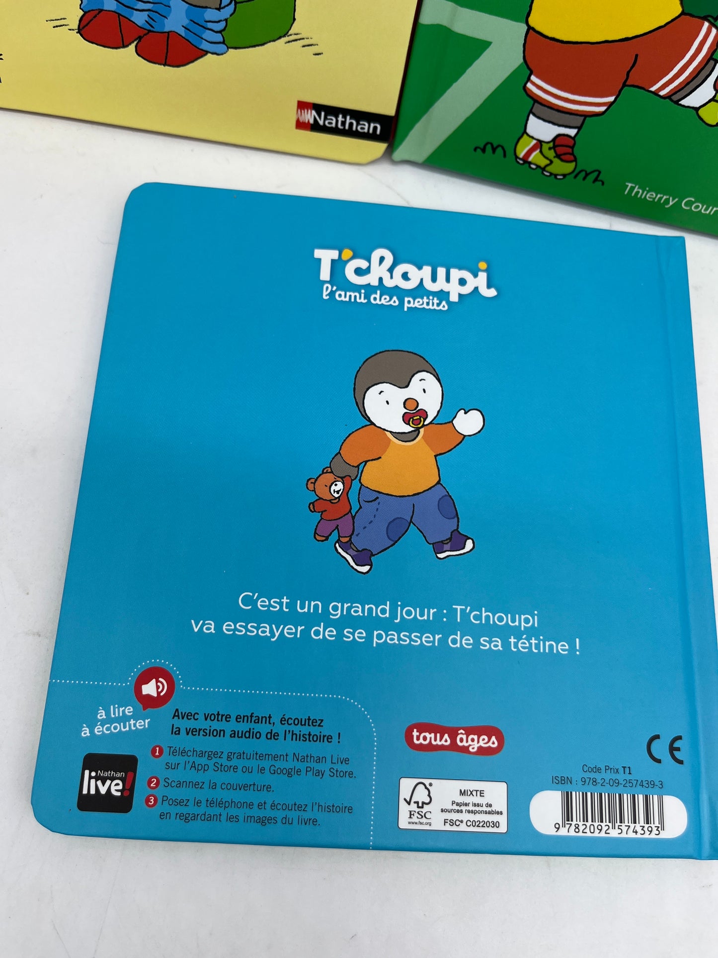 Lot de 3 livres Tchoupi Histoire à lire et à écouter neuf jamais ouvert !