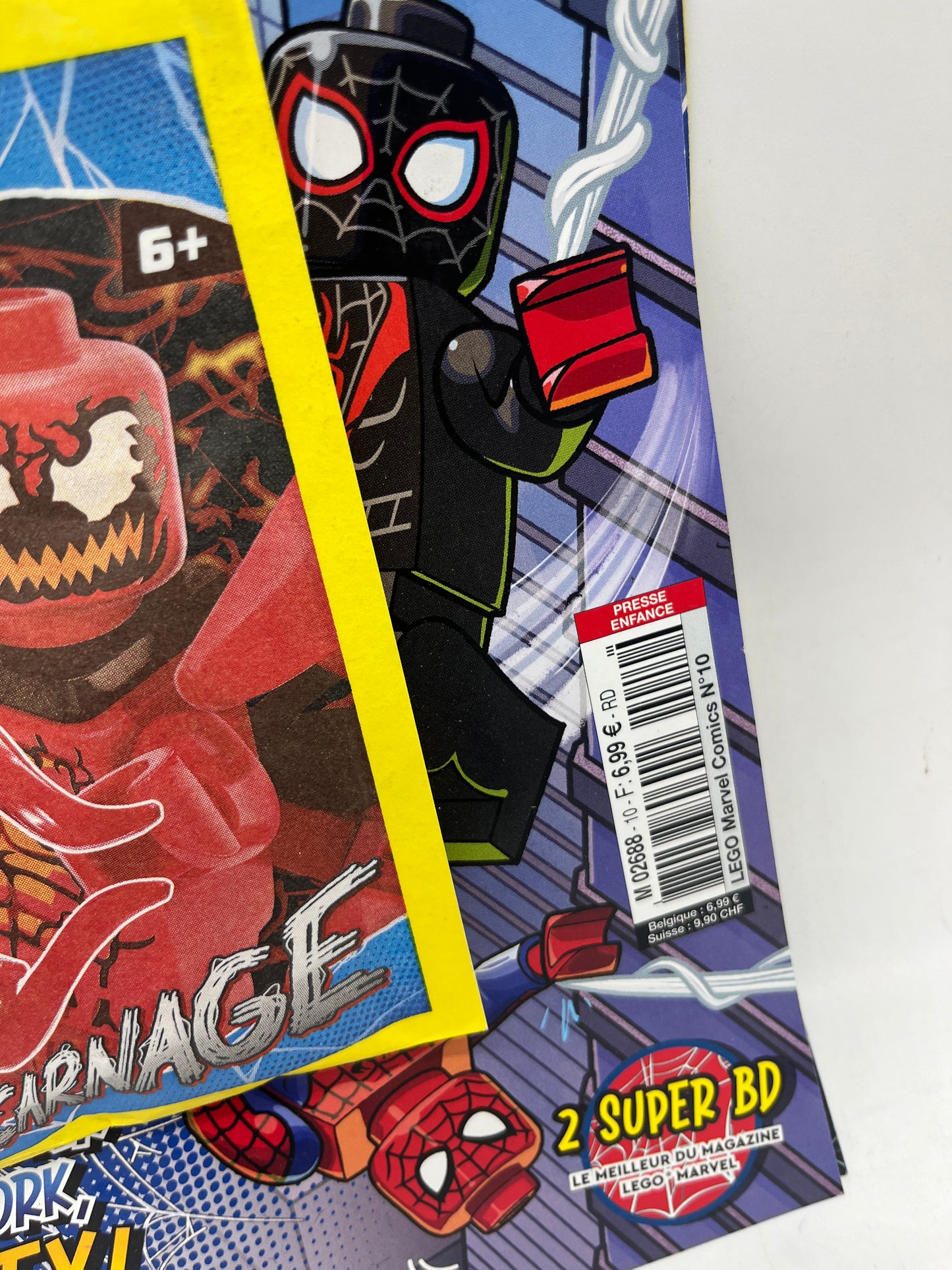 livre d’activité Magazine Lego Marvel comics avec sa mini figurine Garnage Neuf !