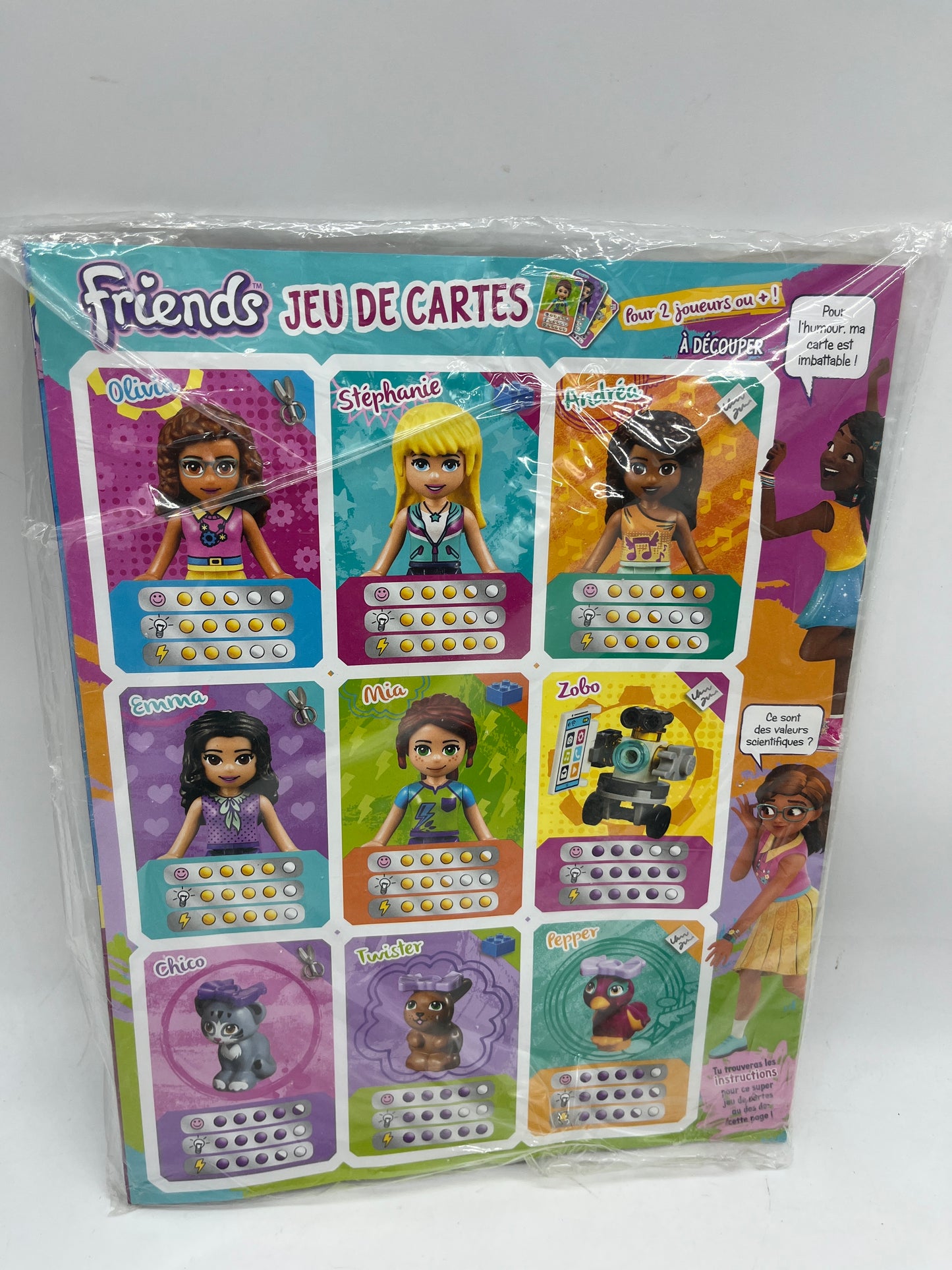 livre d’activité Magazine Lego Friends avec sa sachet à construire 30405 hors série Neuf !
