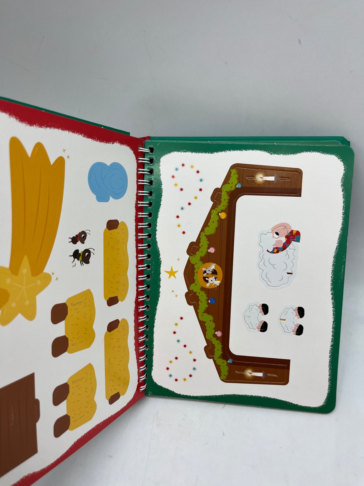 Livre de Noël Histoire Ma crèche de Noël à monter activités manuelle créative Neuf
