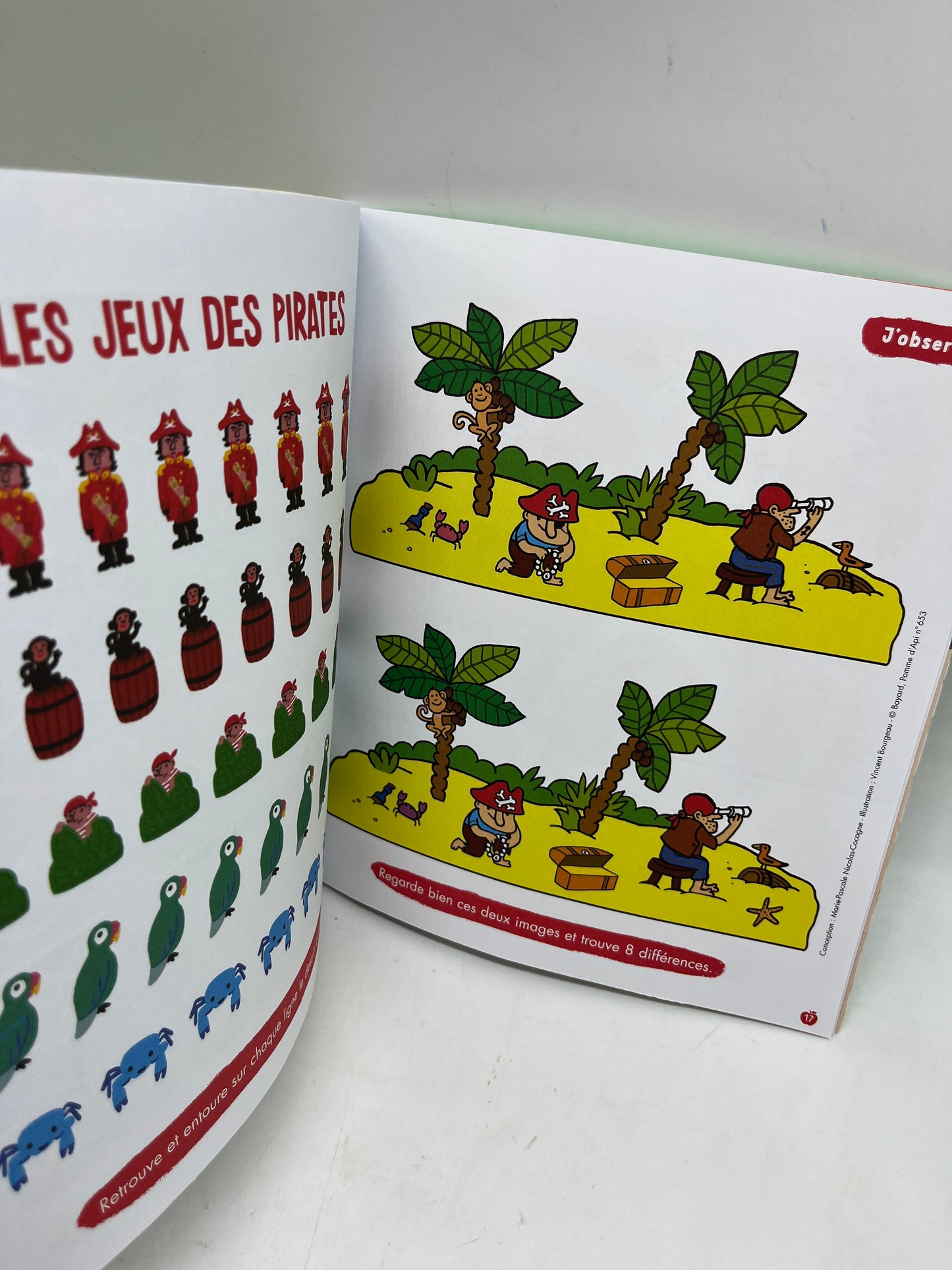 livre d’activite magazine Pomme d’api mon cahier de jeu d’été Neuf avec ses crayons