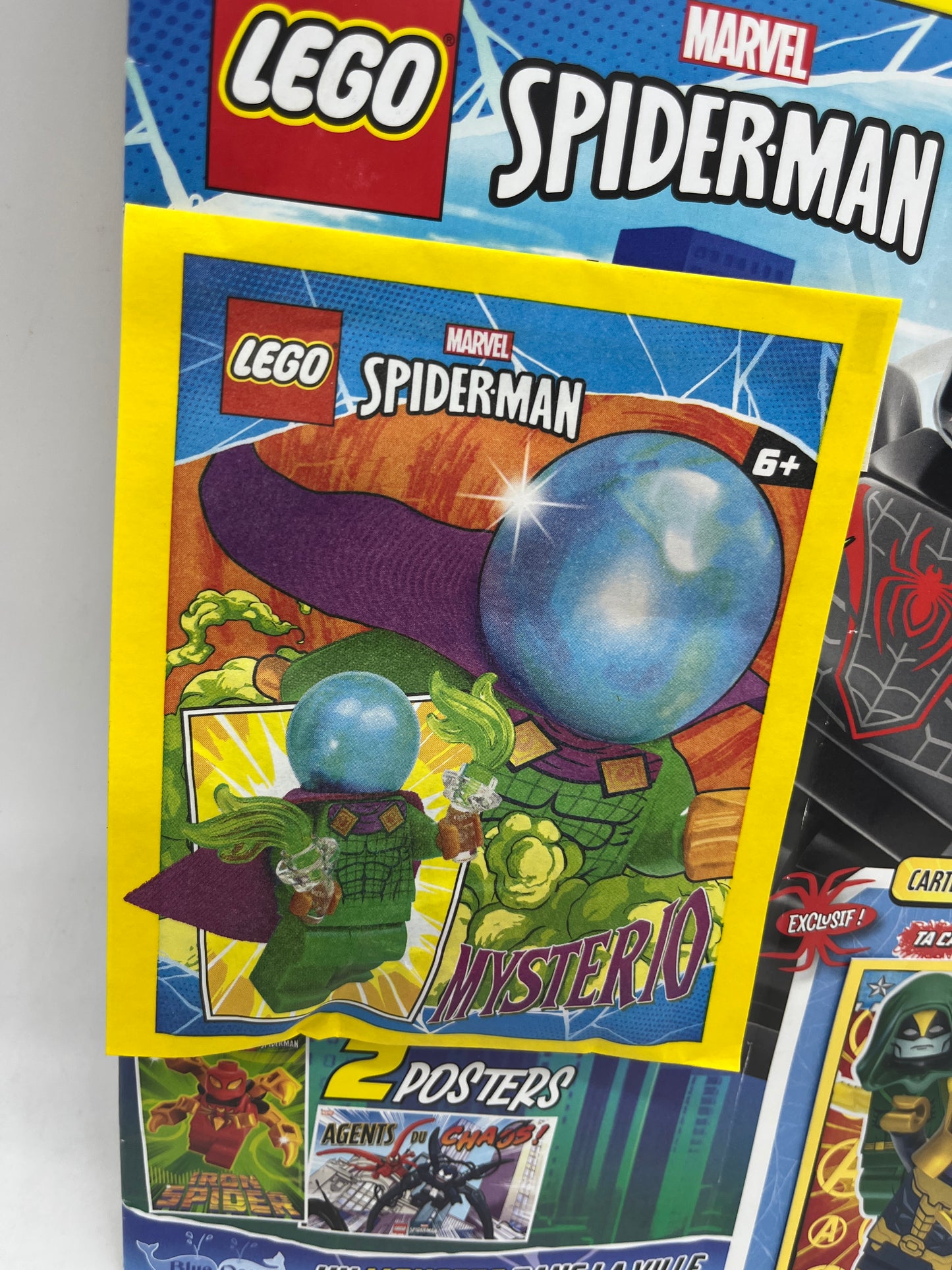 livre d’activité Magazine Lego Marvel avec sa mini figurine Mysterio Neuf !