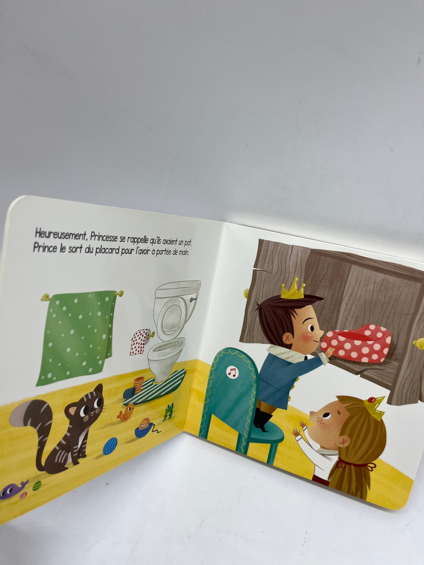 Livre Sonore Mon petit livre sonore Prince et princesse thème sur le pot la propreté ! Neuf édition Tam tam Jeunesse