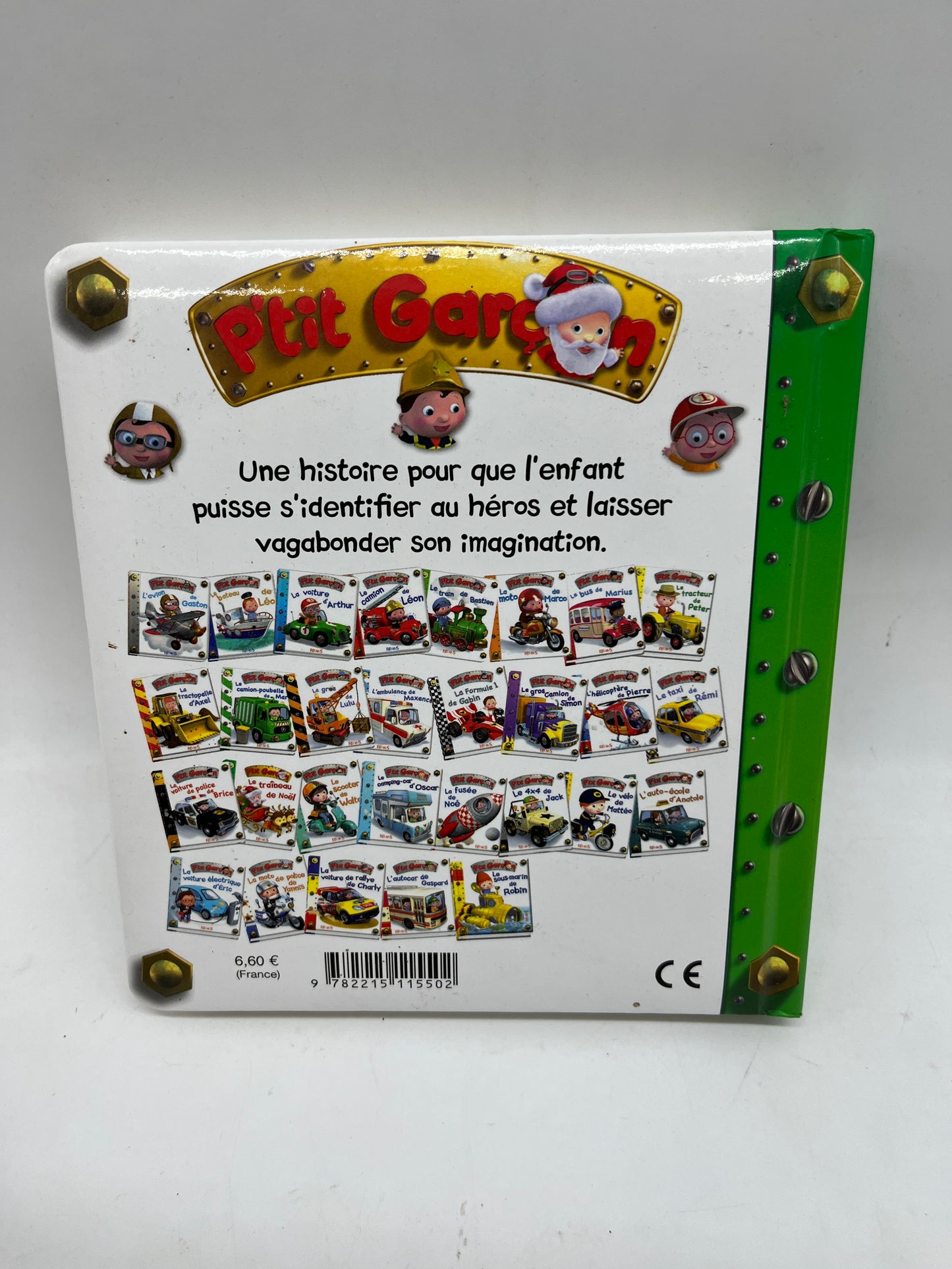 Livre histoire P’tit Garçon Le traîneau du Père Noël édition Fleurus