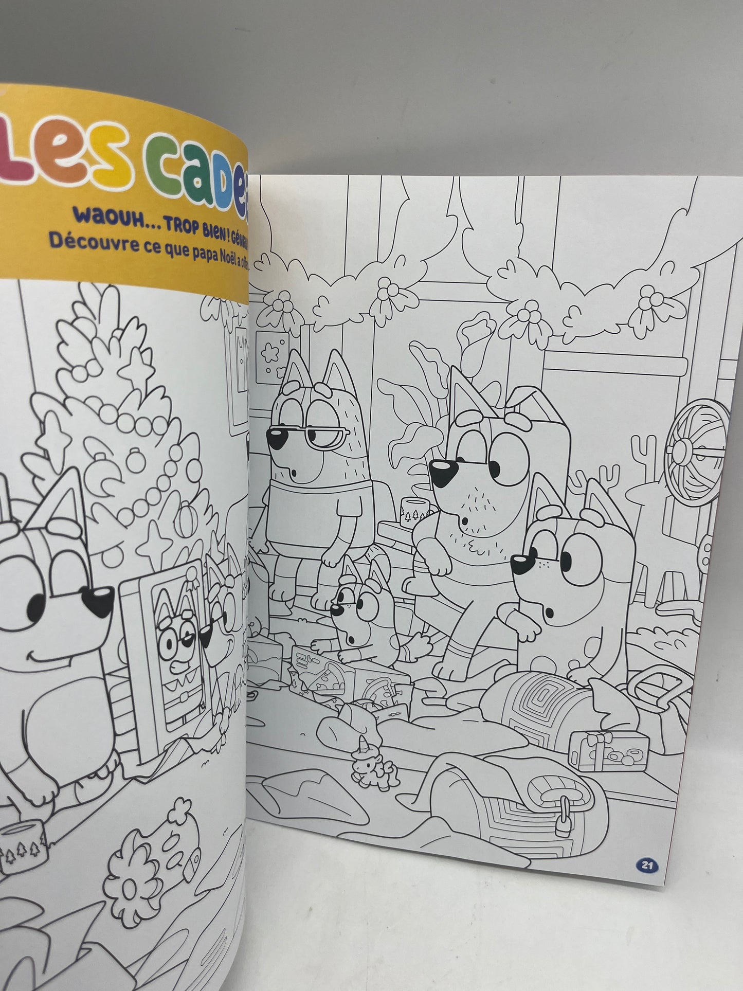 Livre d’activité magazine Bluey disney numéro 10 avec ses 35 autocollants Neuf
