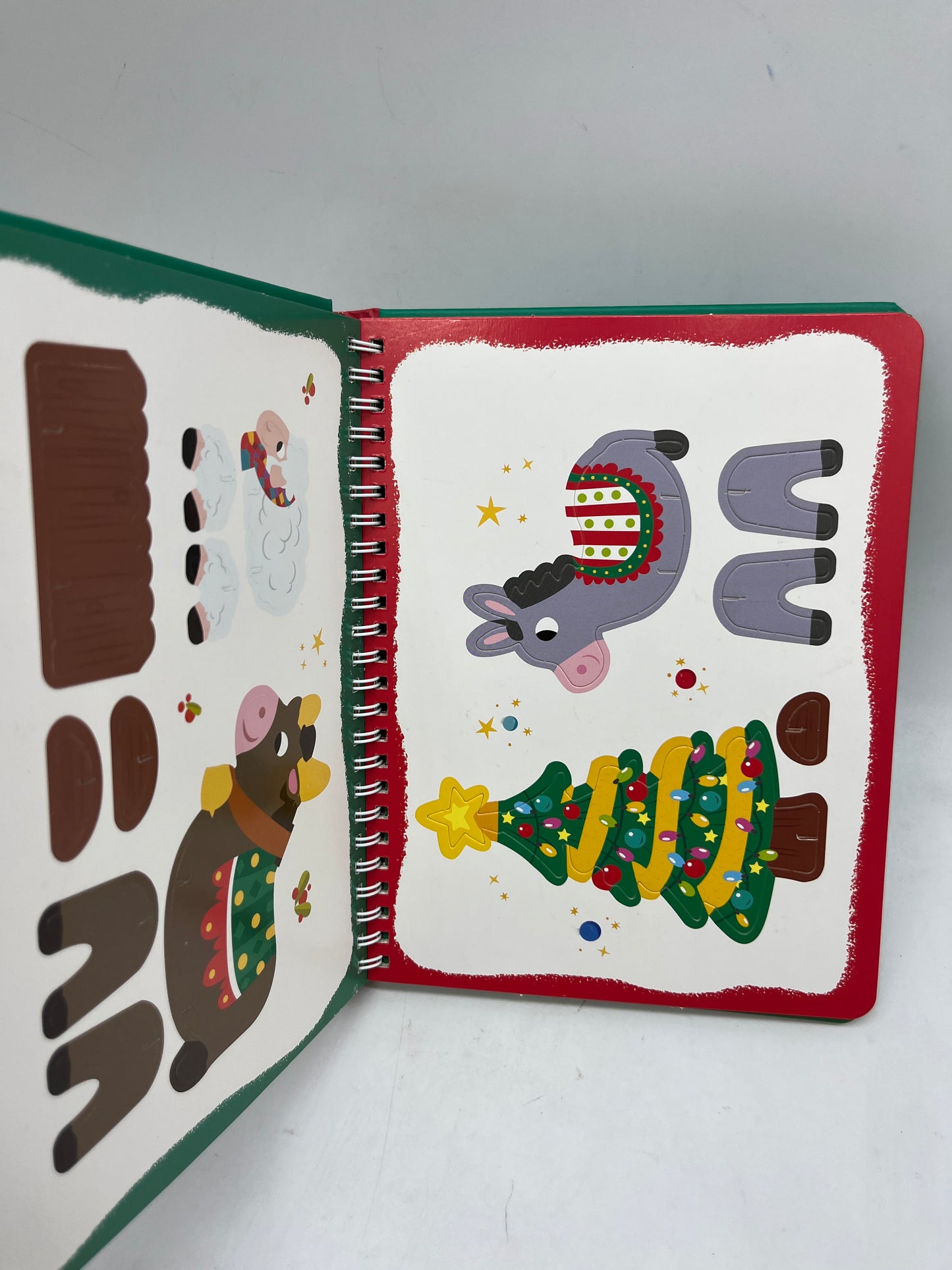 Livre de Noël Histoire Ma crèche de Noël à monter activités manuelle créative Neuf