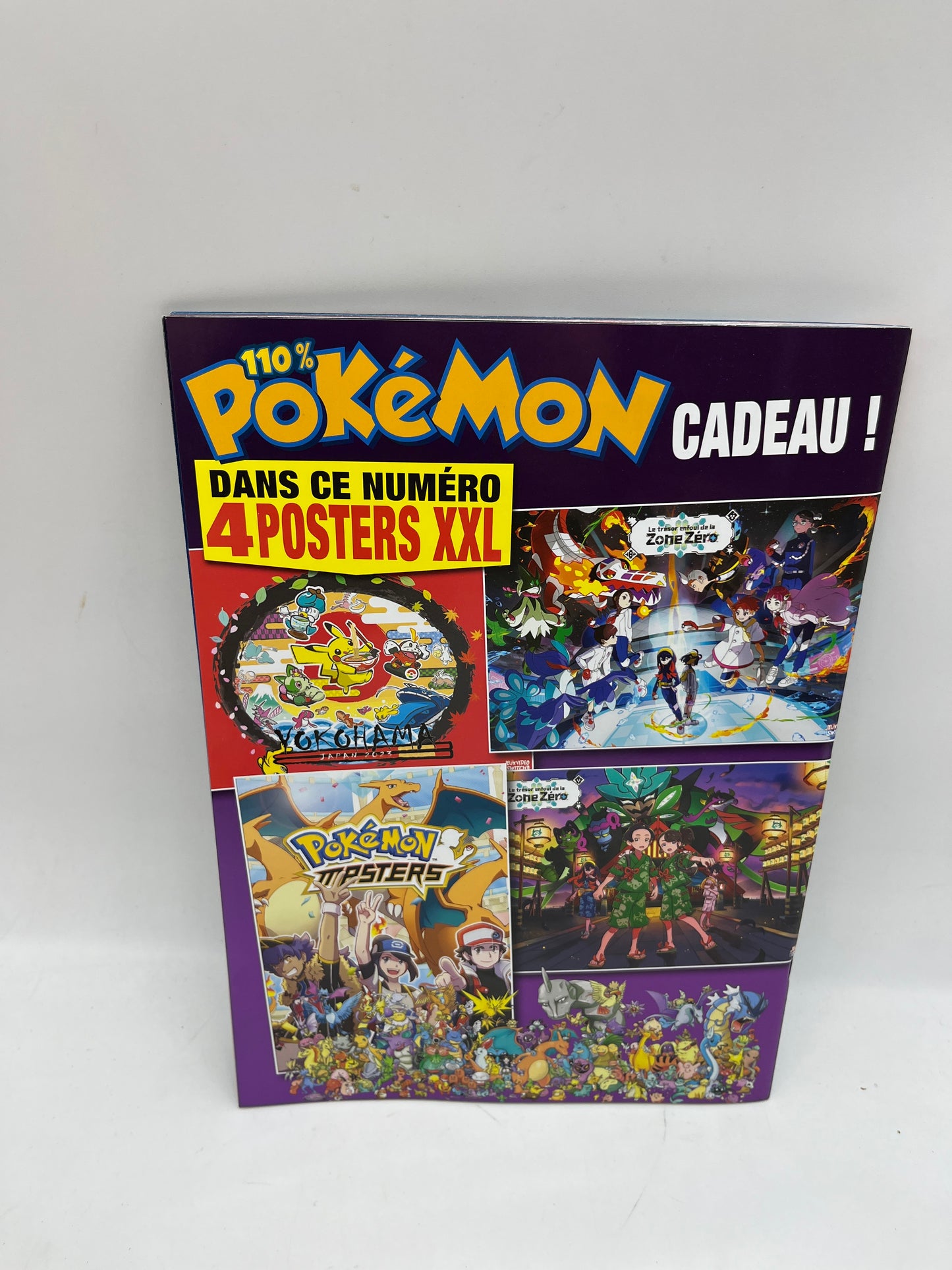 Livre d’activité Magazine 100% Pokémon pour tout savoir sur les Pokemon avec 4 posters XXL neuf
