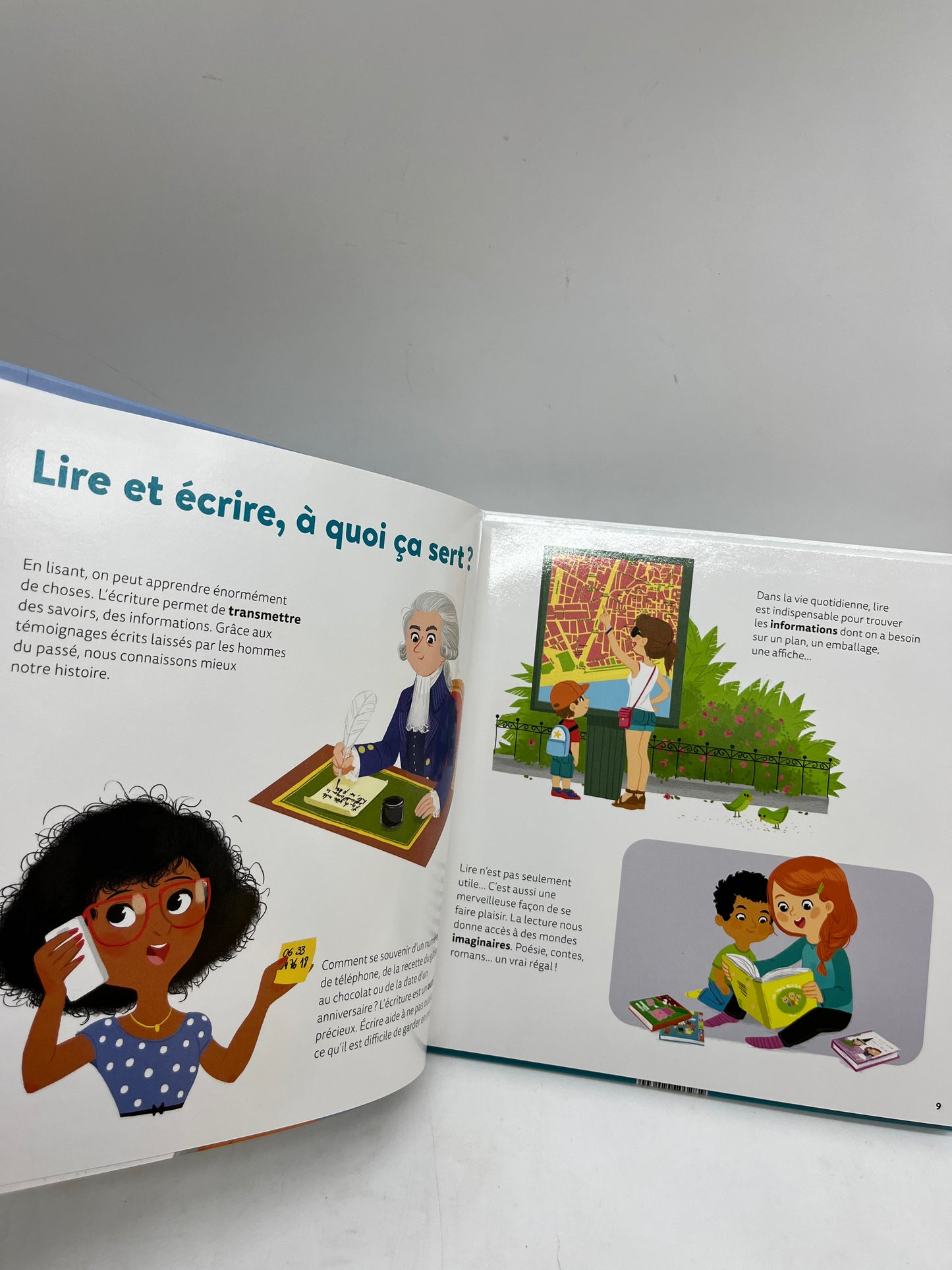 Livre histoire Mes questions thème lire et écrire à partir de 7 ans Neuf