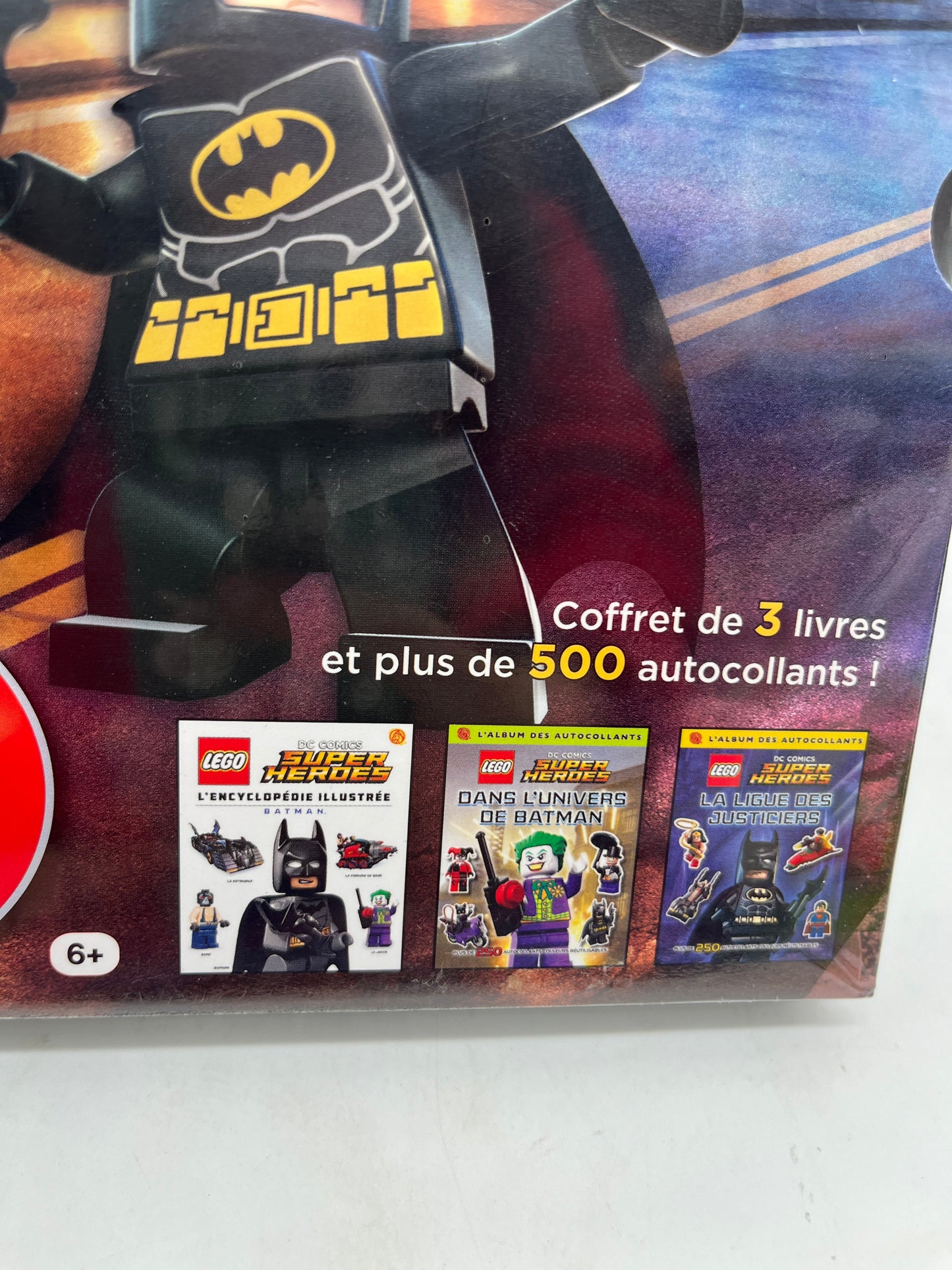 Livre Le super coffret Lego Batman DC comics Super héros avec sa batmobil à construire +ces 3 livres Neuf