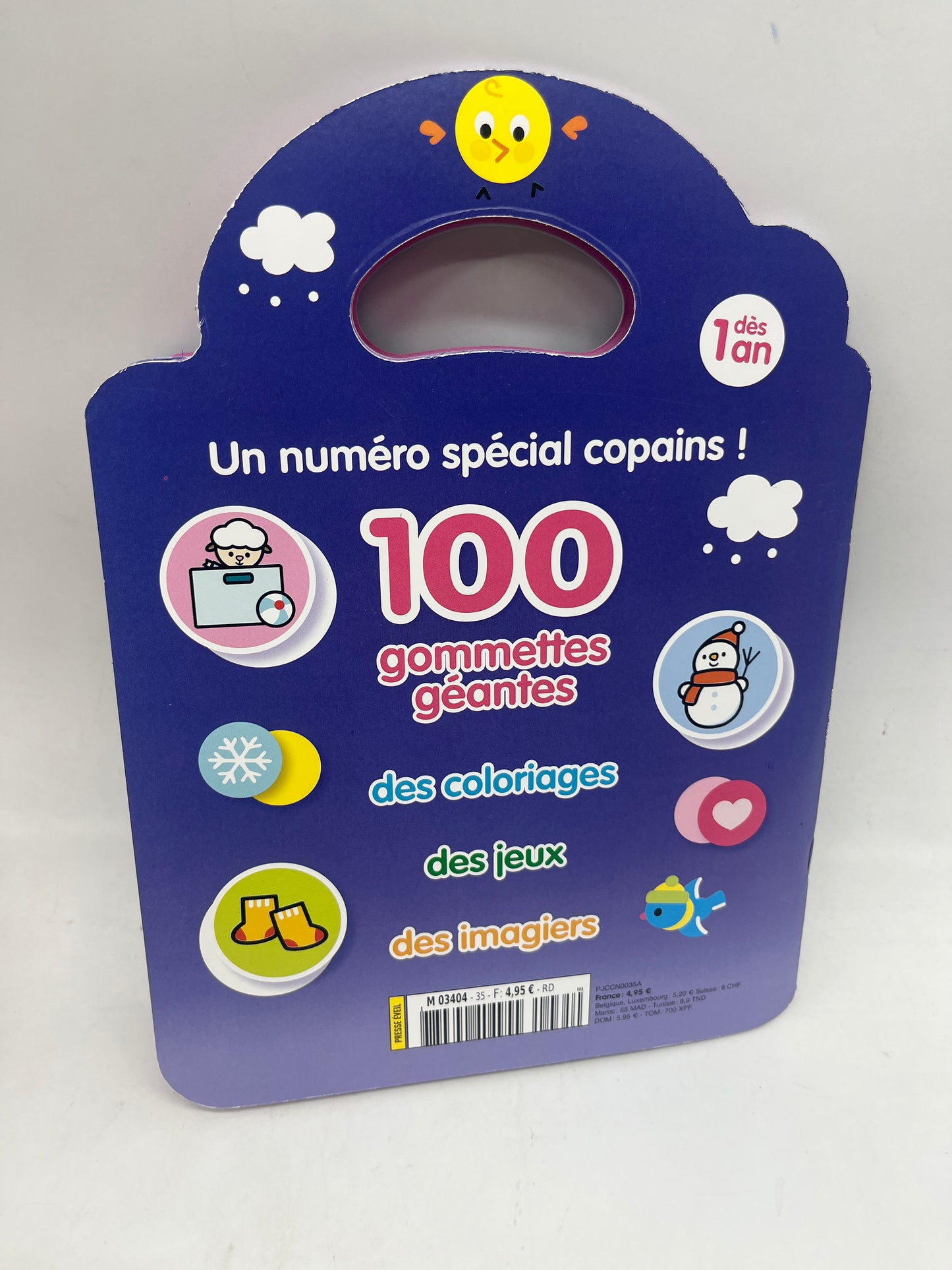 Livre d’activité Magazine Je colle je colorie thème Avec les copains ! Avec imagier Lola Meuh neuf