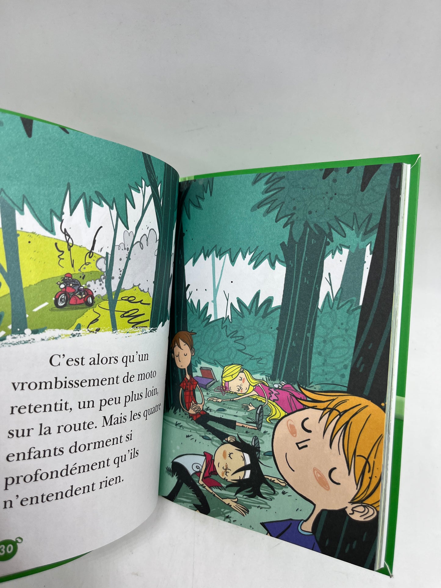 Livre histoire Ma bibliothèque verte Le club des cinq Junior Un après-midi bien tranquille Neuf