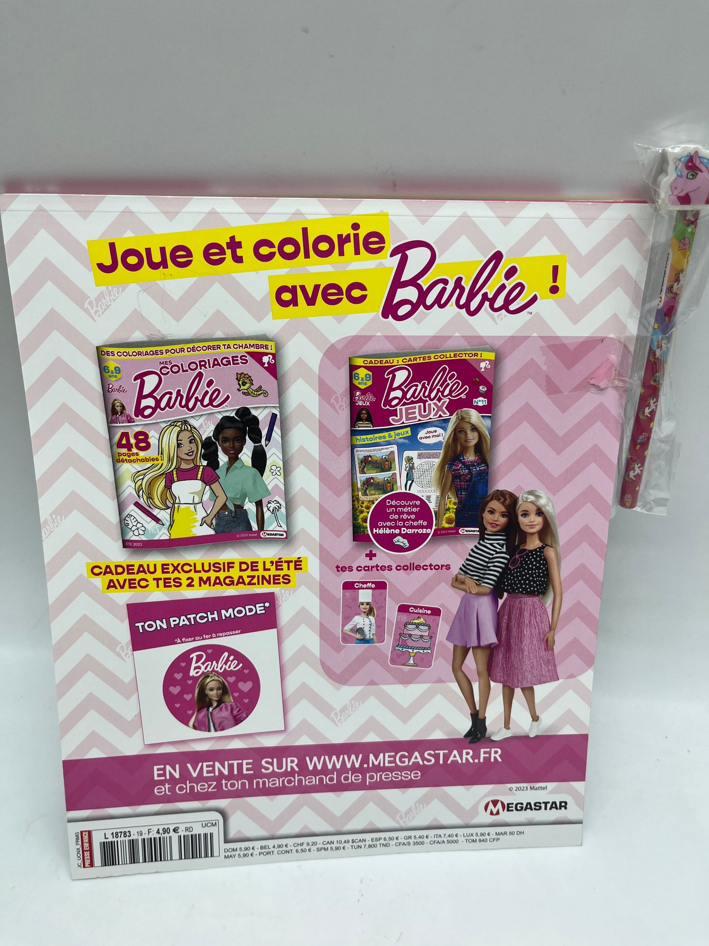 Livre d’activité Magazine Passion Licorne spécial coloriage avec son crayon Neuf