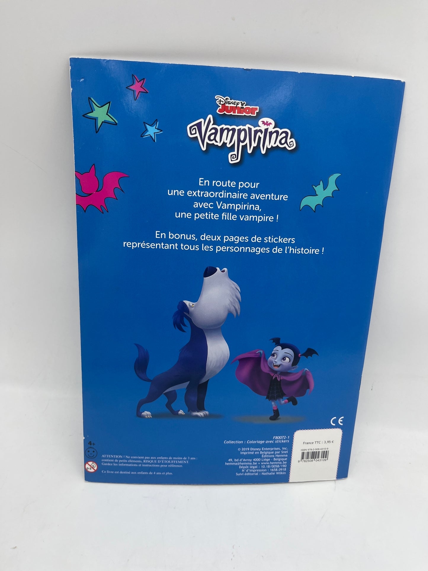 Livre d’activité magazine Vampirina Coloriage avec stickers special Halloween 🎃 Neuf !