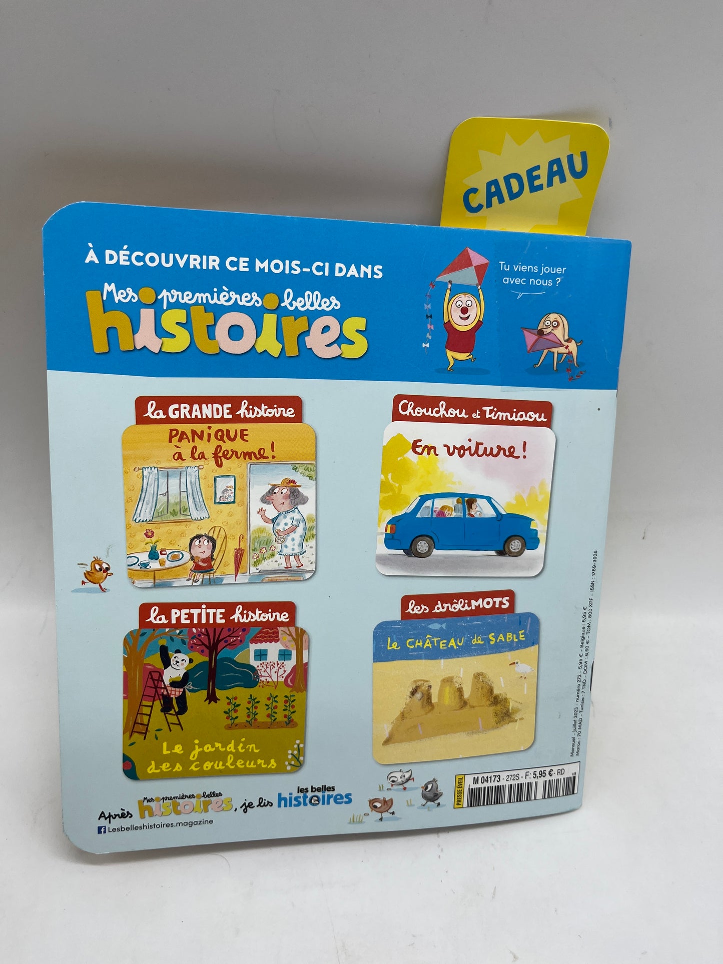 Magazine Livre mes premières belles histoires modèle Panique à la ferme juillet 2023 avec son memory La fée Fifolette Neuf