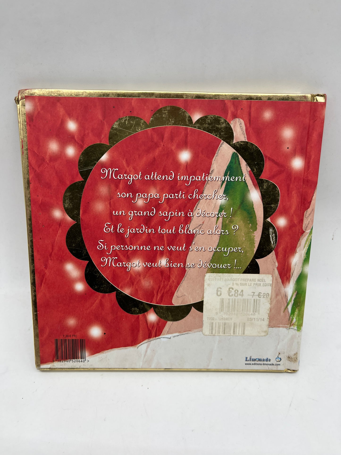 Livre histoire Margot prépare Noël édition limonade Spécial Noël Neuf
