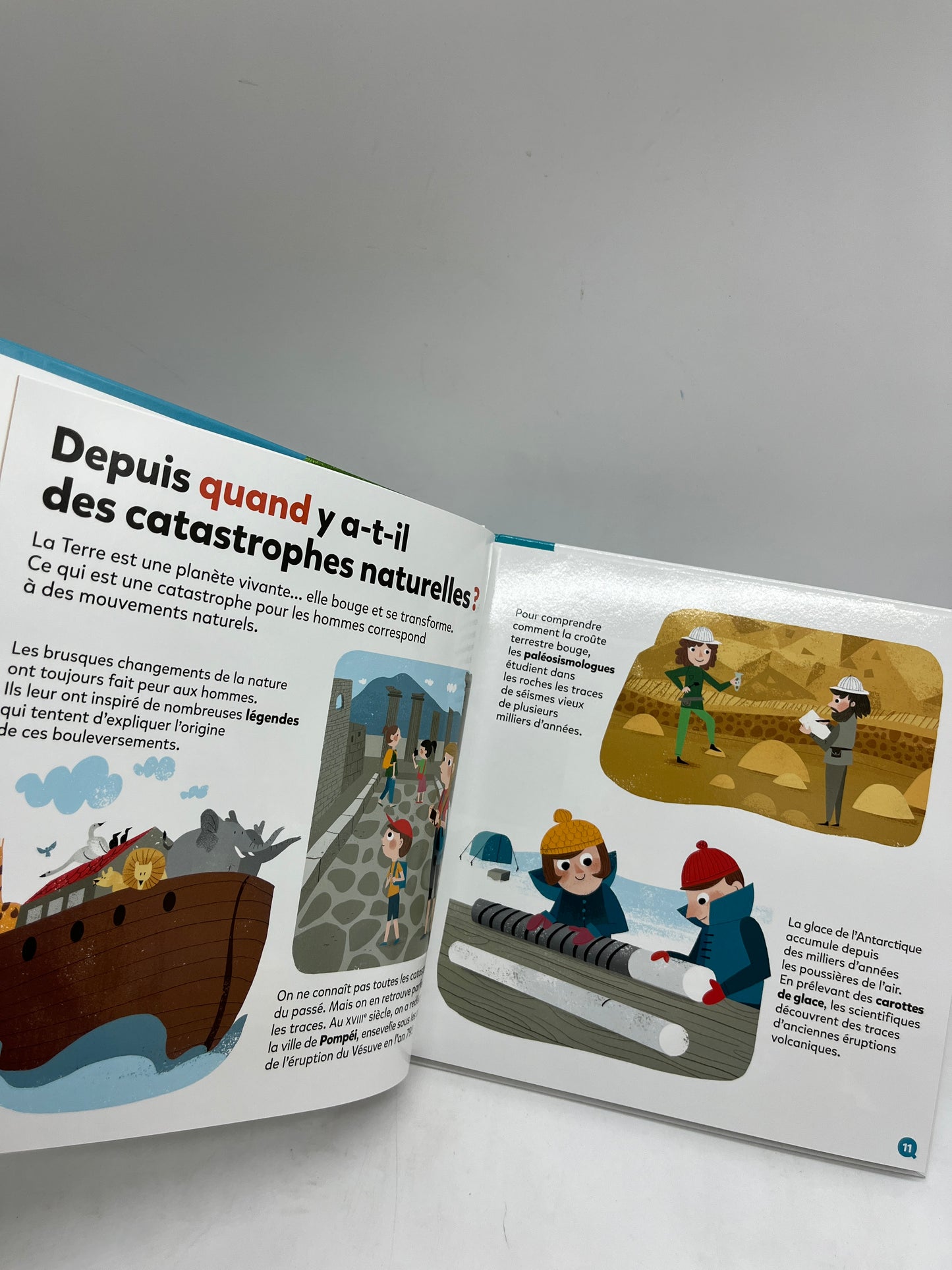 Livre histoire Mes questions thème les catastrophes naturelles à partir de 7 ans Neuf