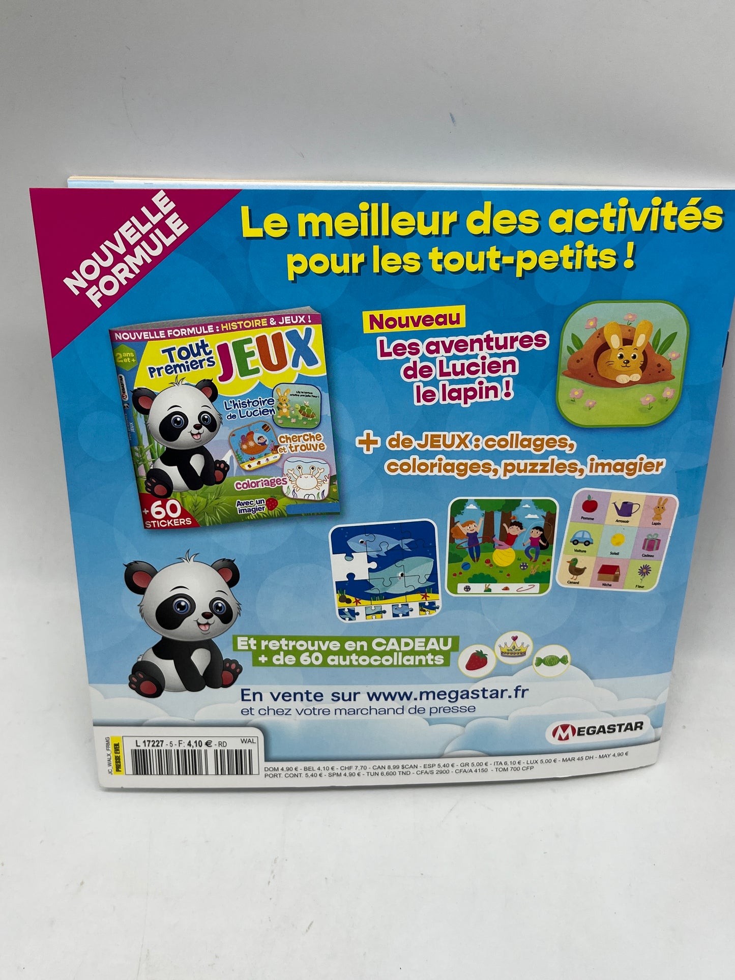 livre d’activité Magazine Mes toutes premières licornes dès 2 ans avec ses crayons de couleurs Neuf !