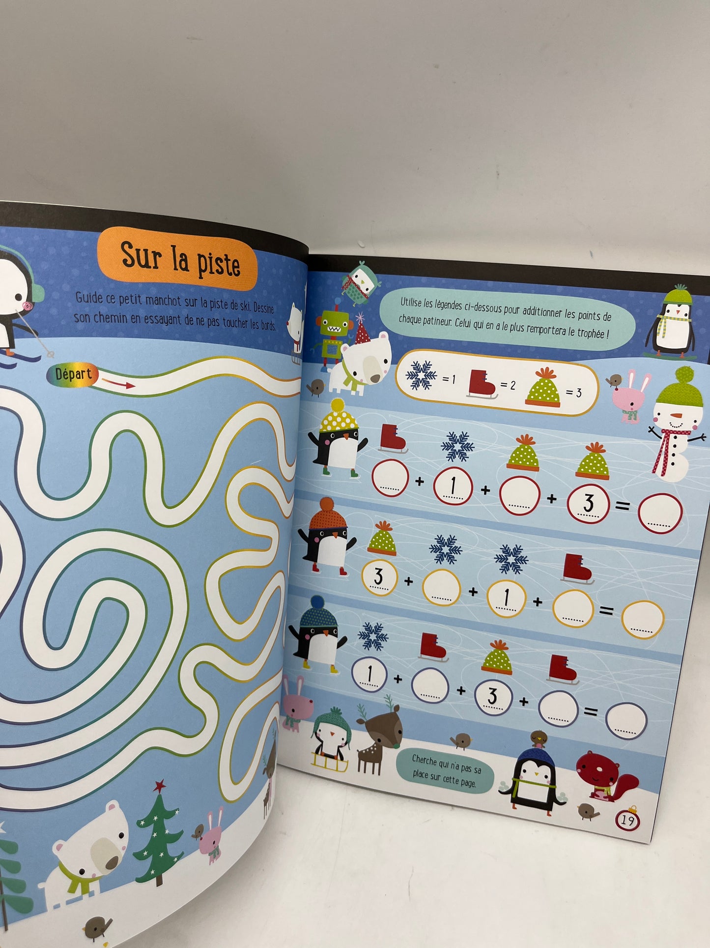 Livre d’activités de Noël Mes Jeux de Noël avec jeux à gratter et surprise à détacher Neuf