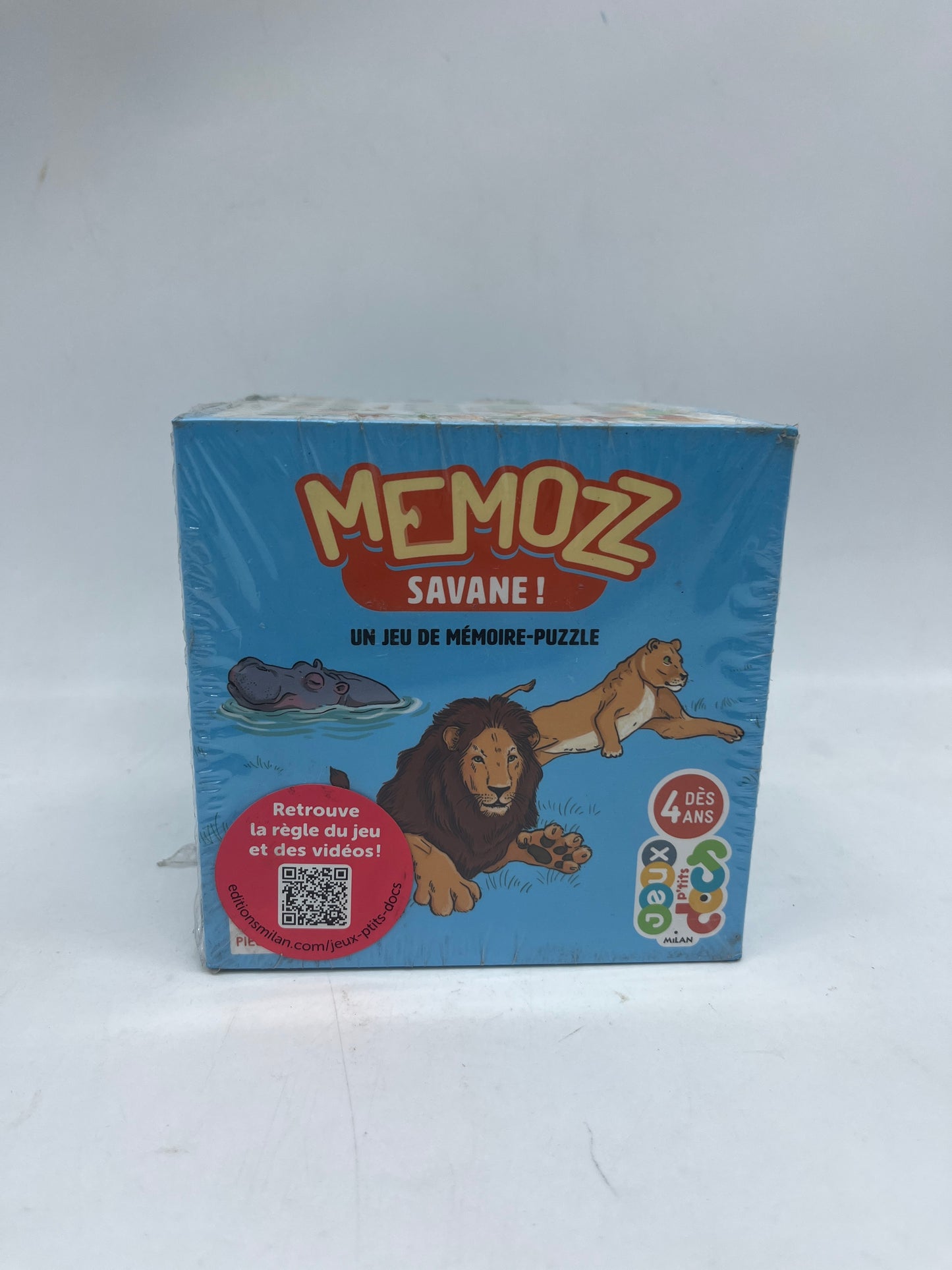 Jeu de société Jeu Memozz jeu de memory special savane ! Jeux Mes p’tits Docs Jeu mémoire et puzzle Neuf