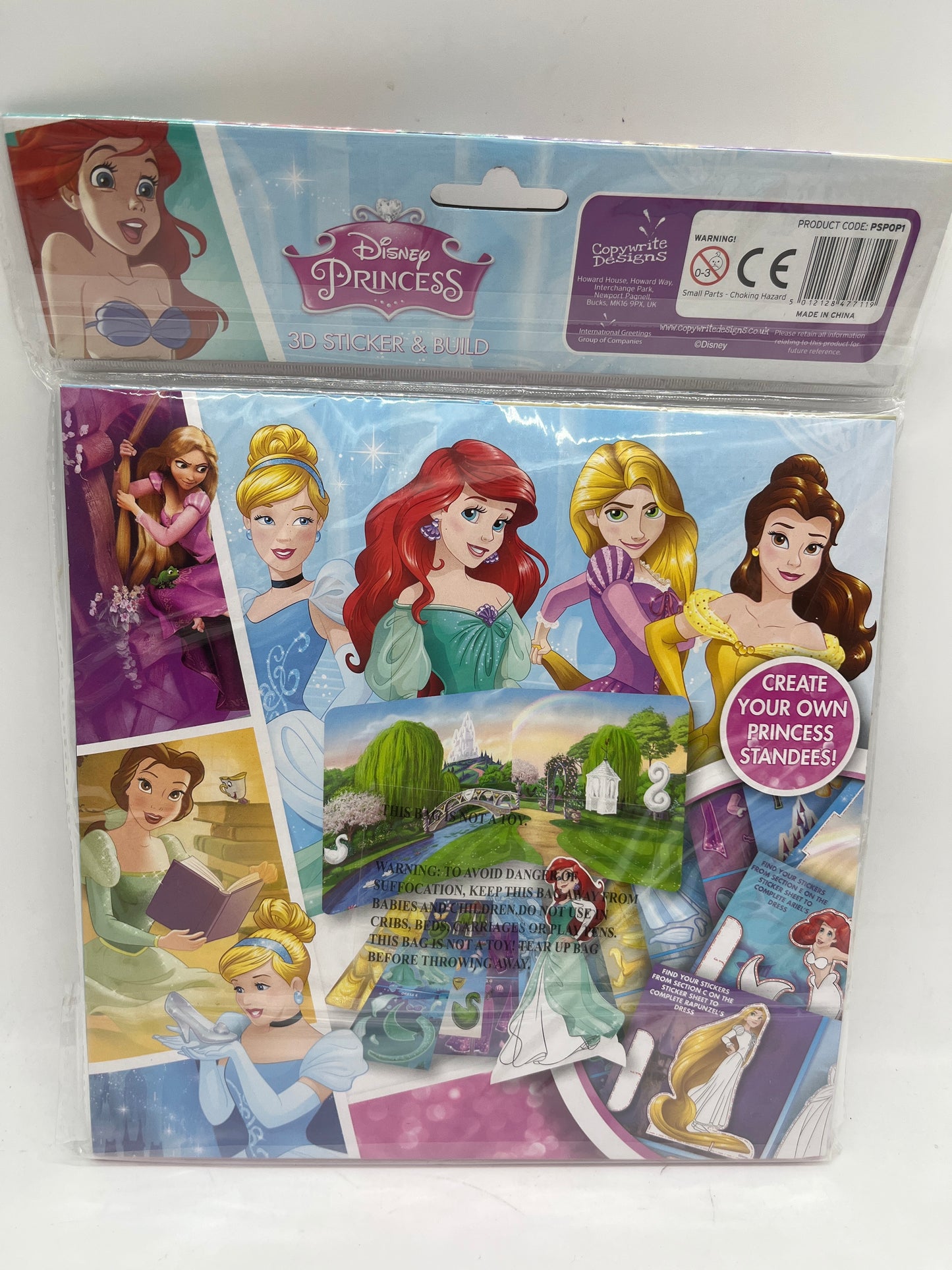 Kit créatif Disney Princesse à décorer à monter neuf