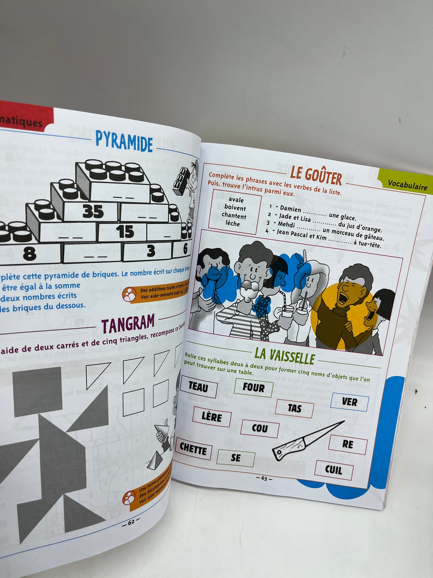 livre exercices d’activité Jouet pour réviser du ce1 au ce2 7 à 8 ans Neuf Methode Boscher Neuf