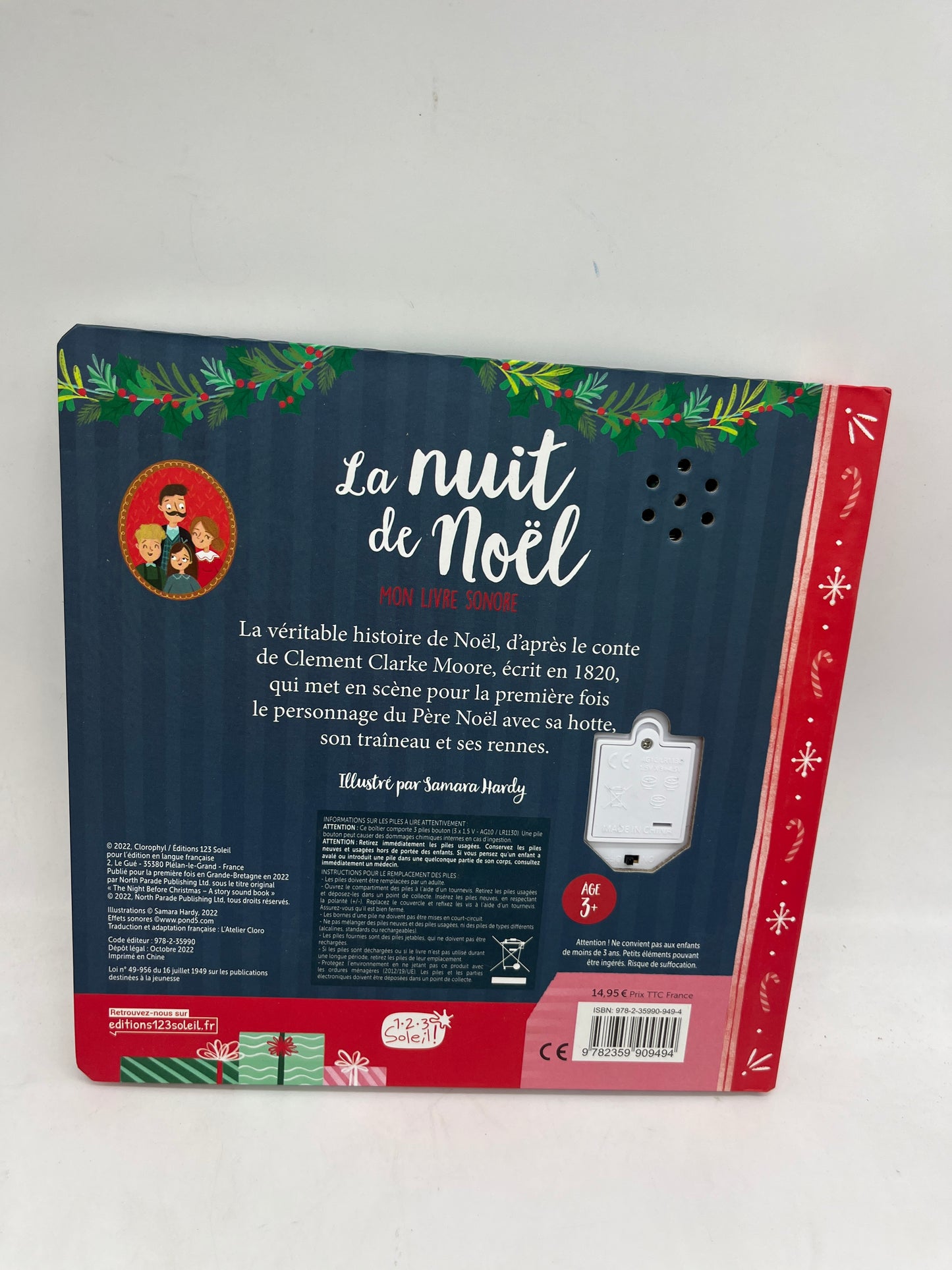 Livre Sonore La Nuit de Noël magique Neuf !
