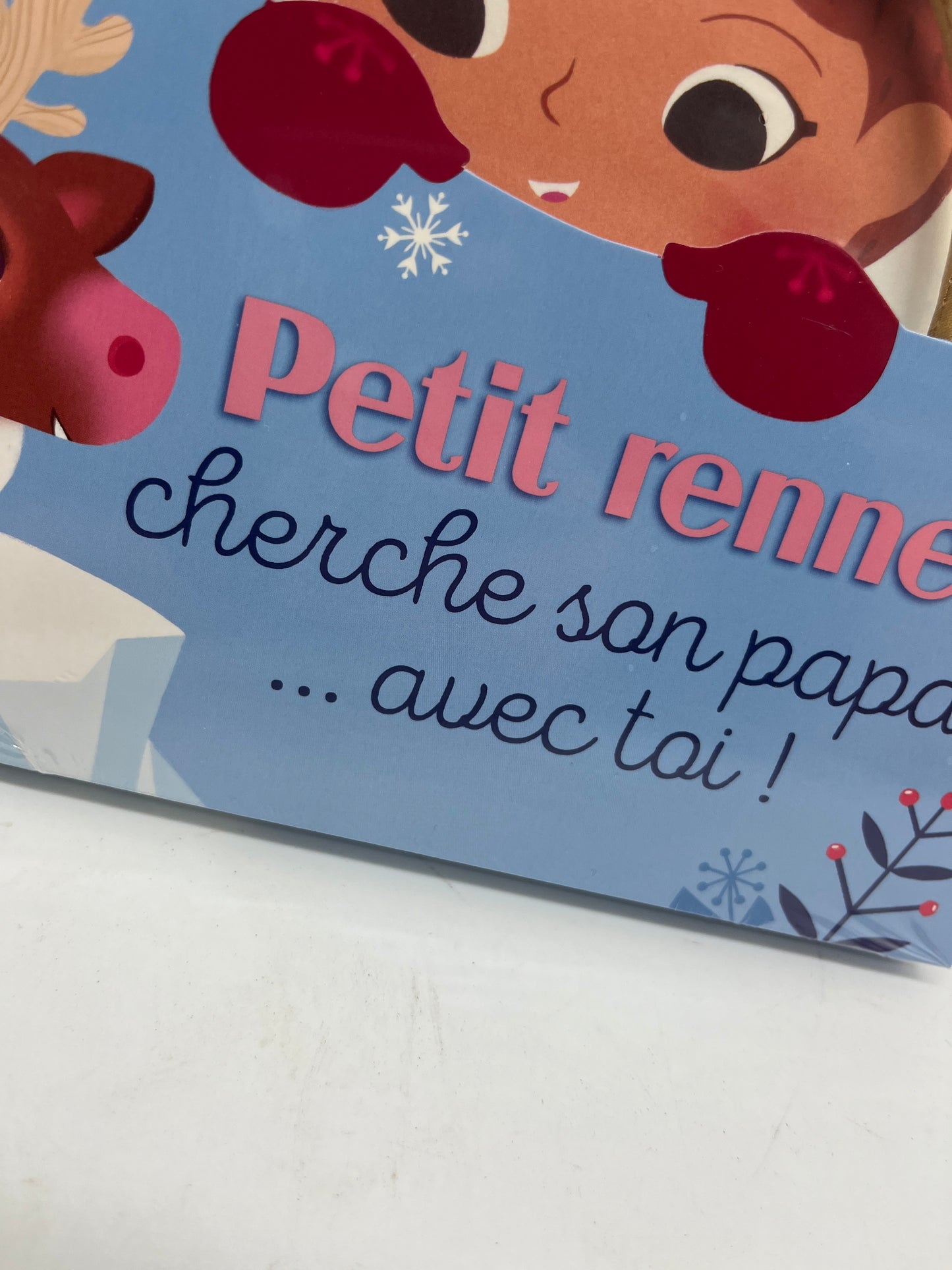 Livre de Noël Petit Renne Cherche son papa Neuf