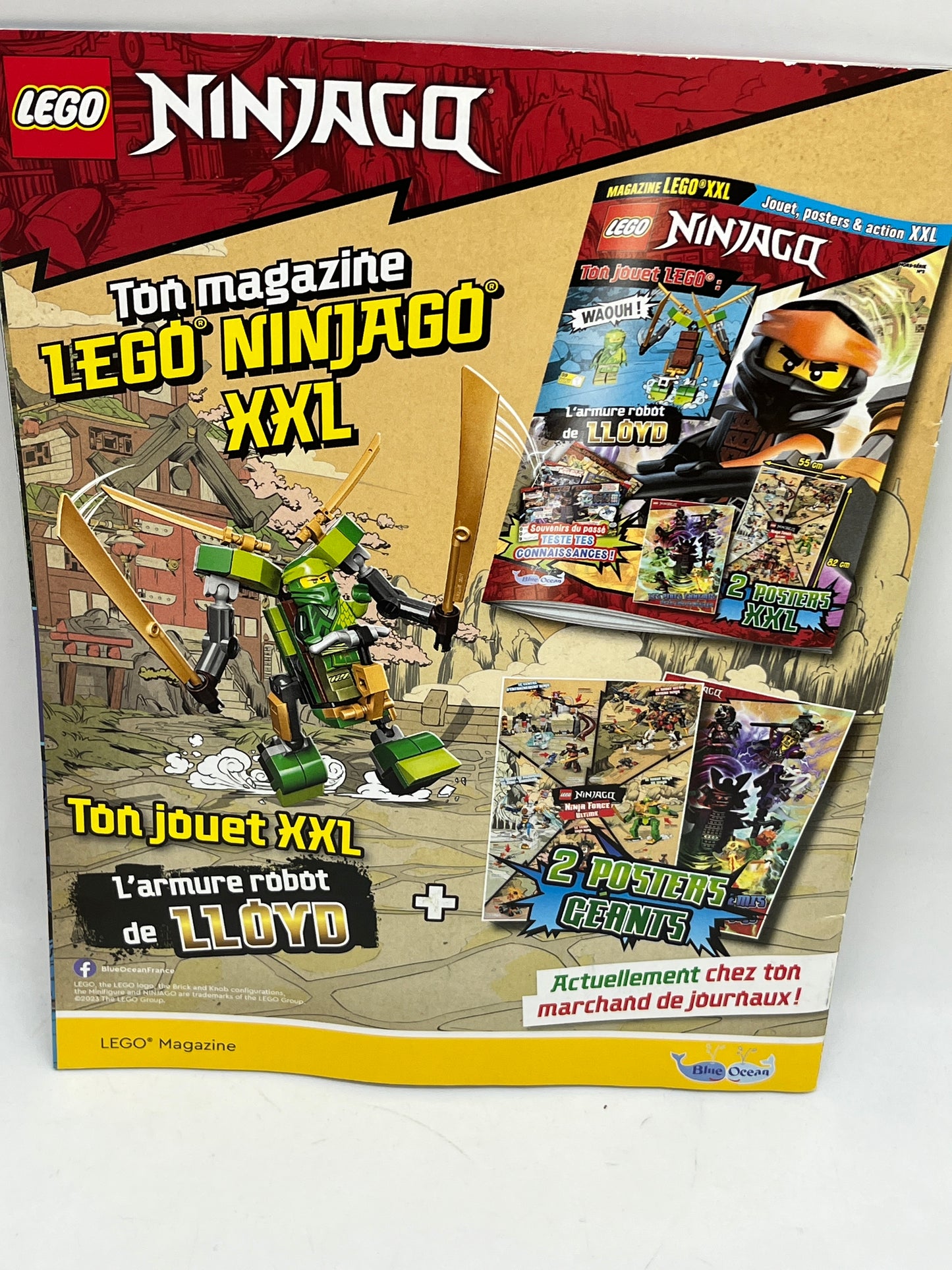 livre d’activité Magazine Lego Jurassic World avec sa mini figurine Raptor Numéro 11 plus neuf sous blister