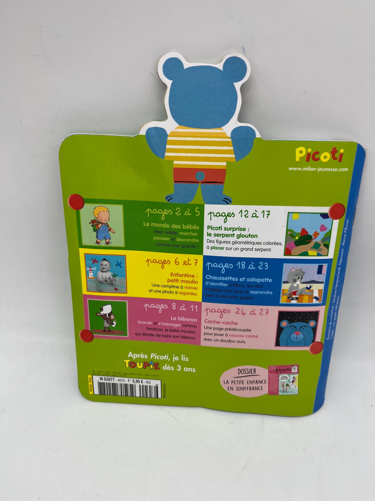 livre d’activité Magazine Picoti avec ces cartes pour apprendre à compter Neuf