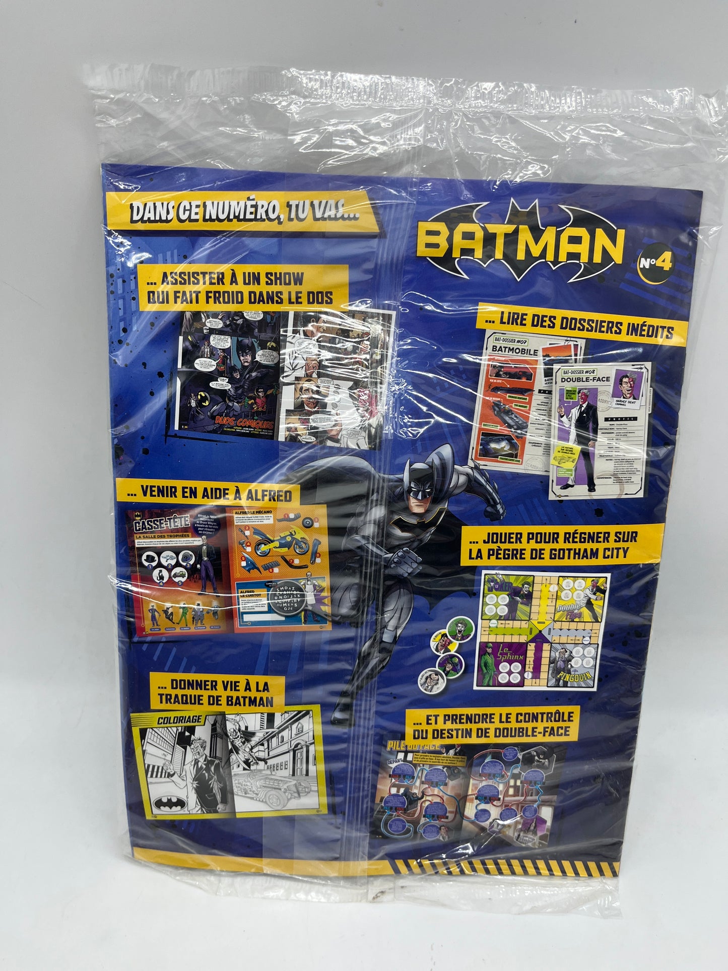 Livre d’activité magazines Disney Batman Marvel avec sa bat moto et sa clef Neuf