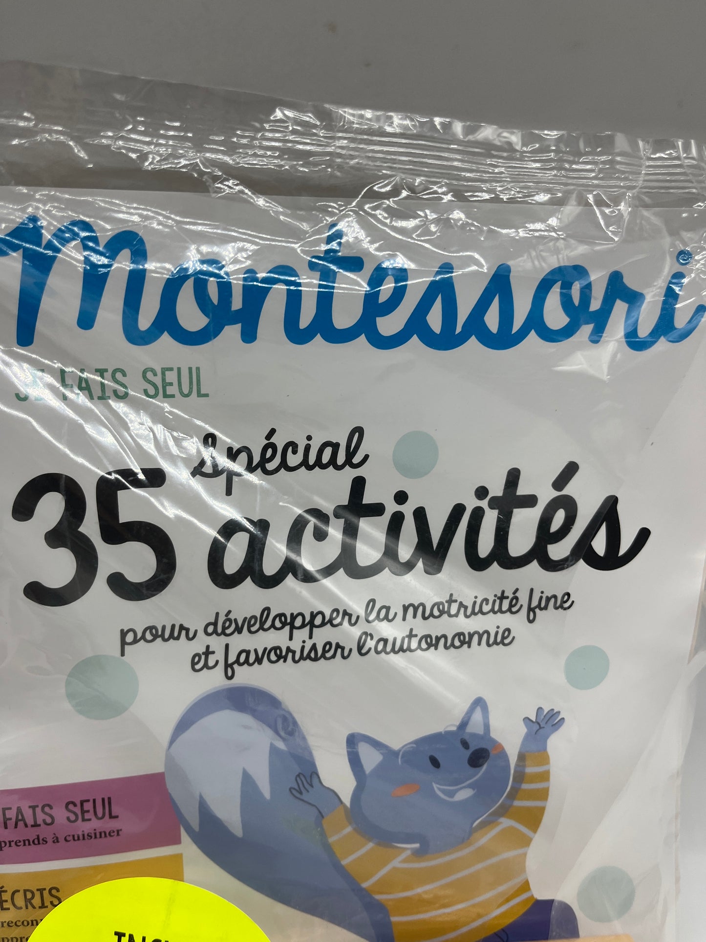 Magazine livre d’activité 35 activités à faire seul Montessori 3à 6 ans avec ces 108 cartes j’écris je lis Neuf ! Format A4